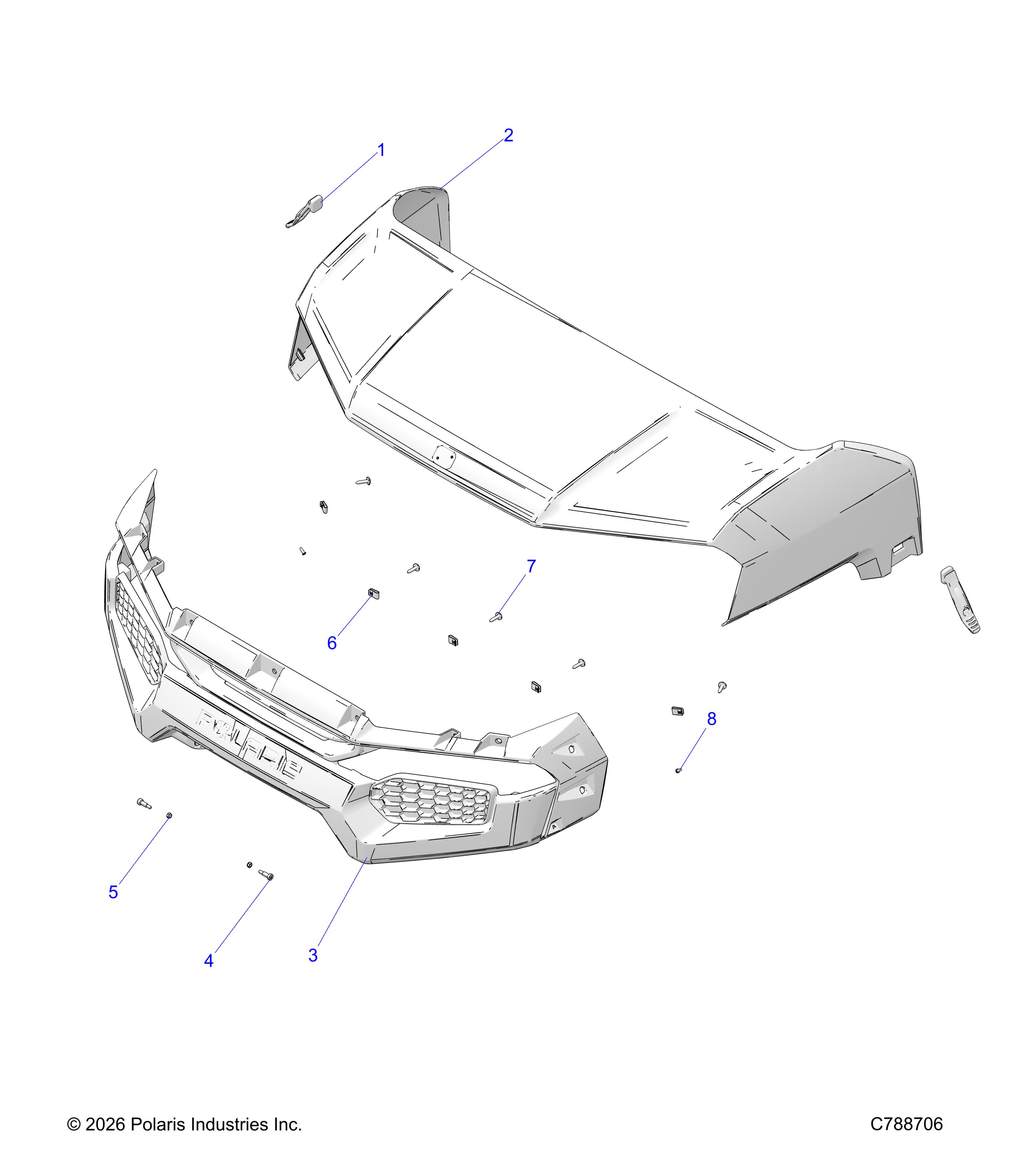 BODY, HOOD & FRONT FASCIA