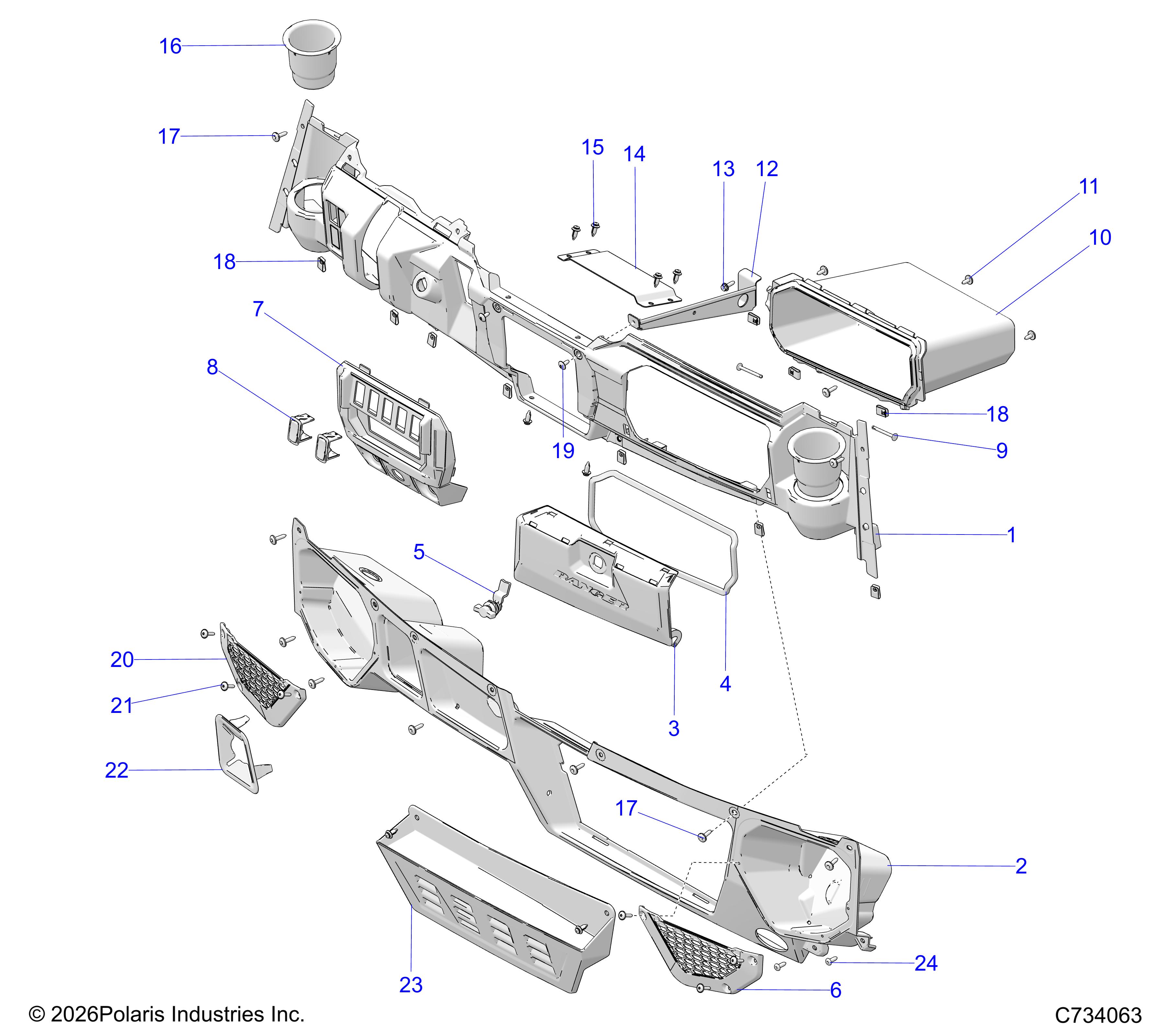BODY, DASH LOWER