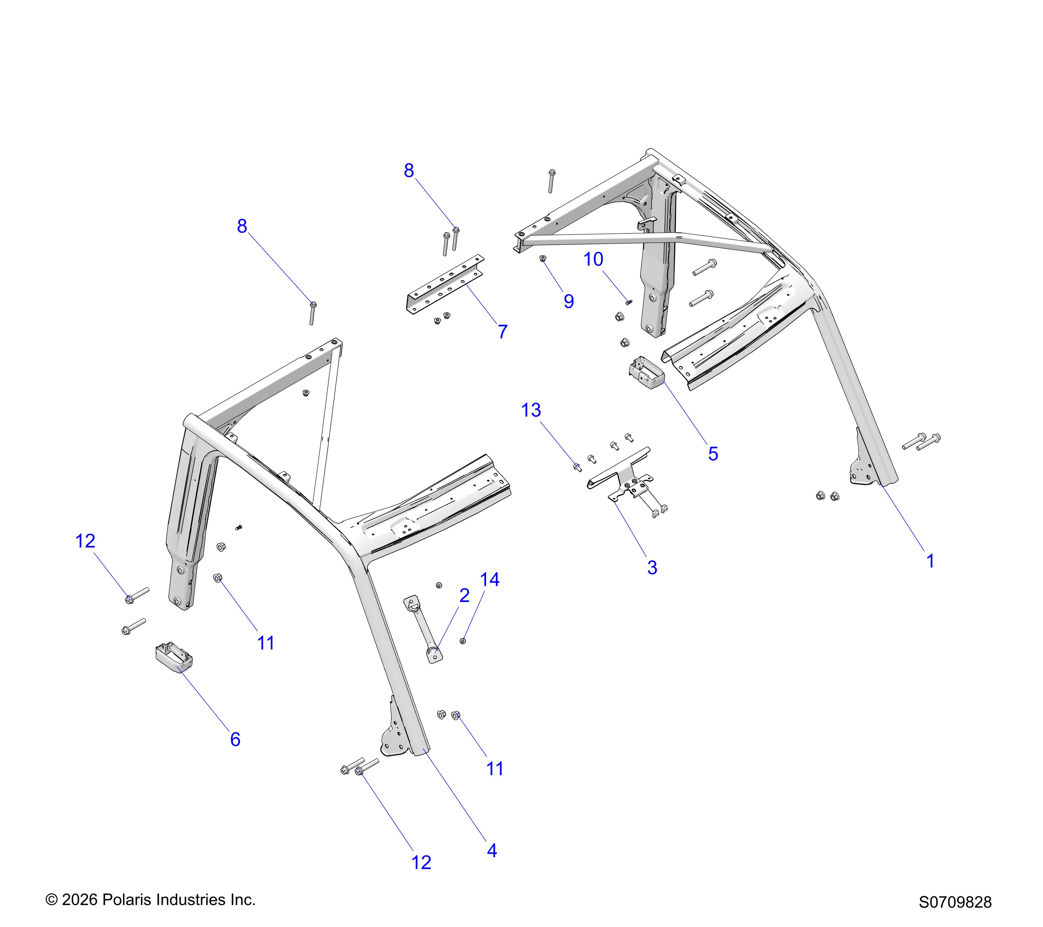 CHASSIS, CAB FRAME