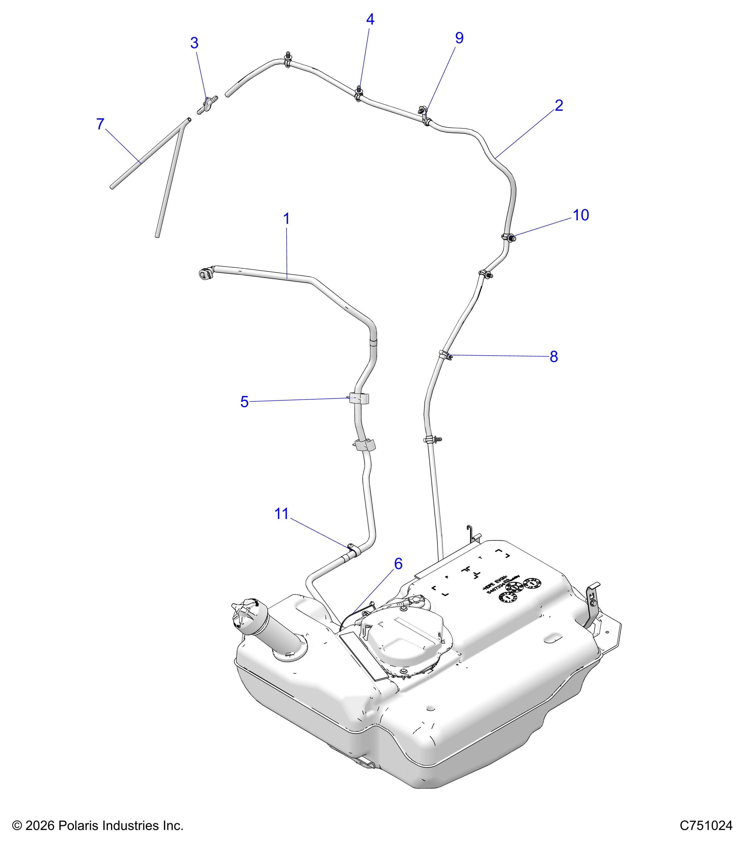 FUEL SYTEMS, FUEL LINES, STD.