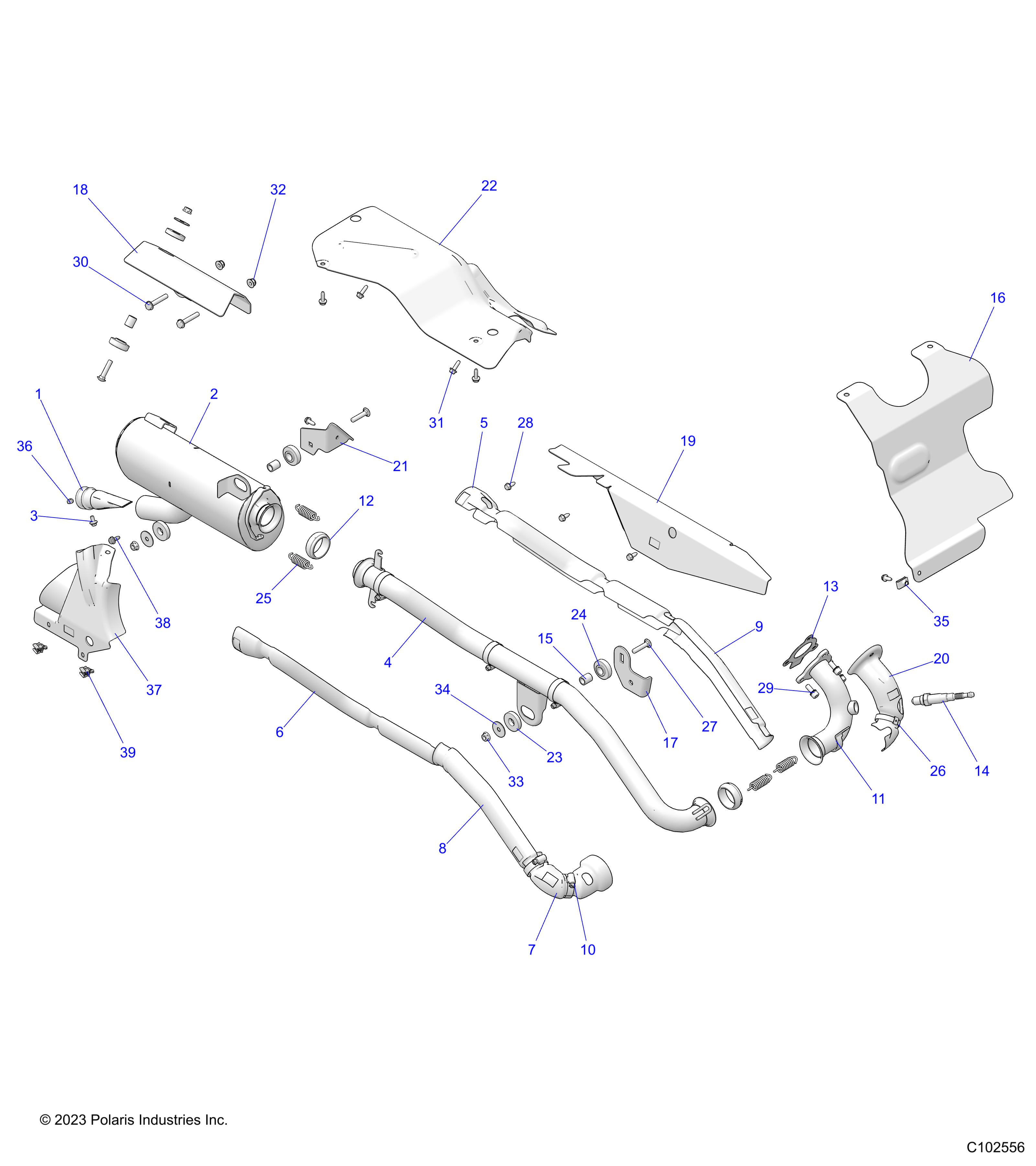 Part Number : 5274540-329 BRKT-EXHAUST SPPRT EVAP BLK