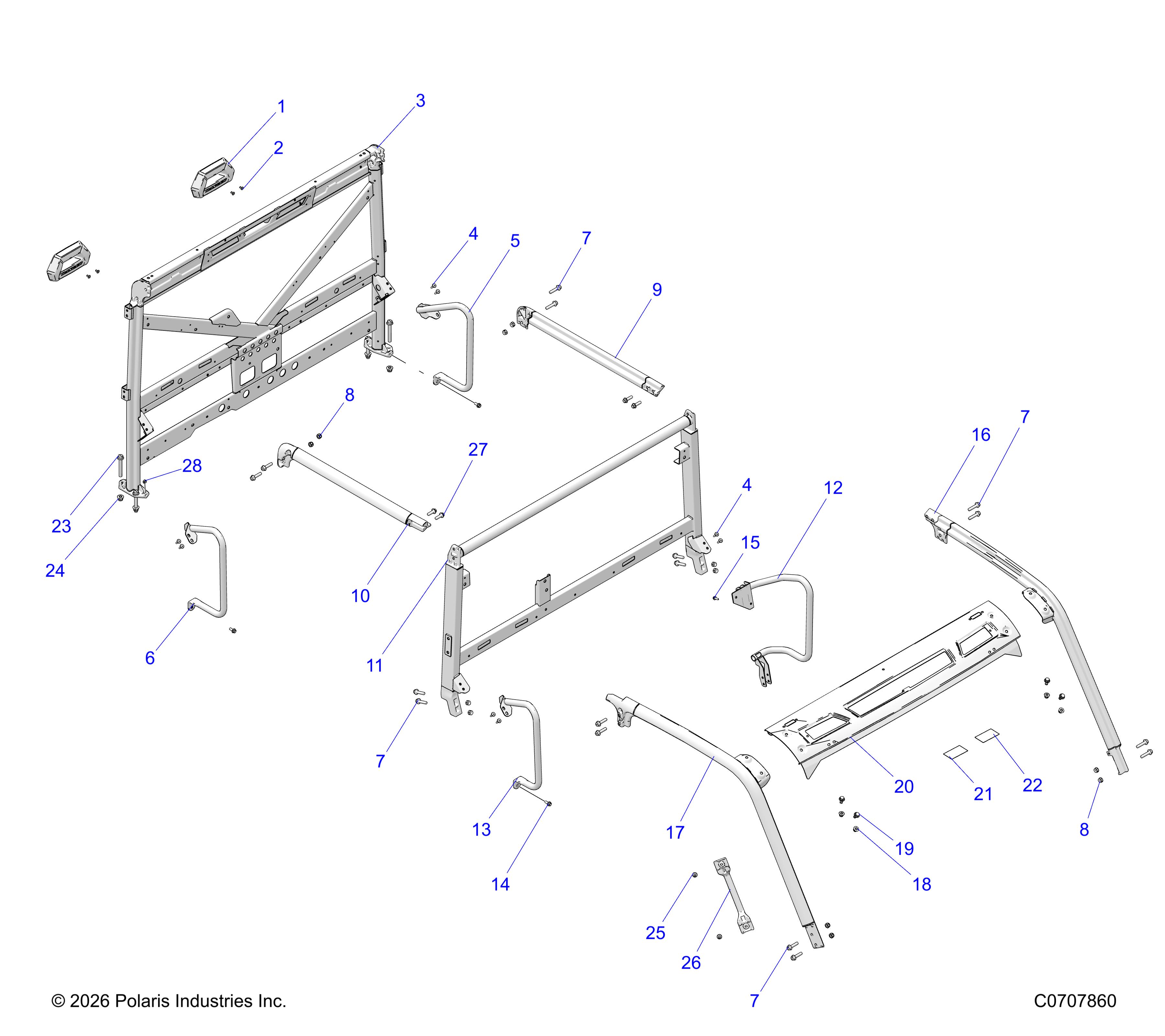 CHASSIS, CAB FRAME