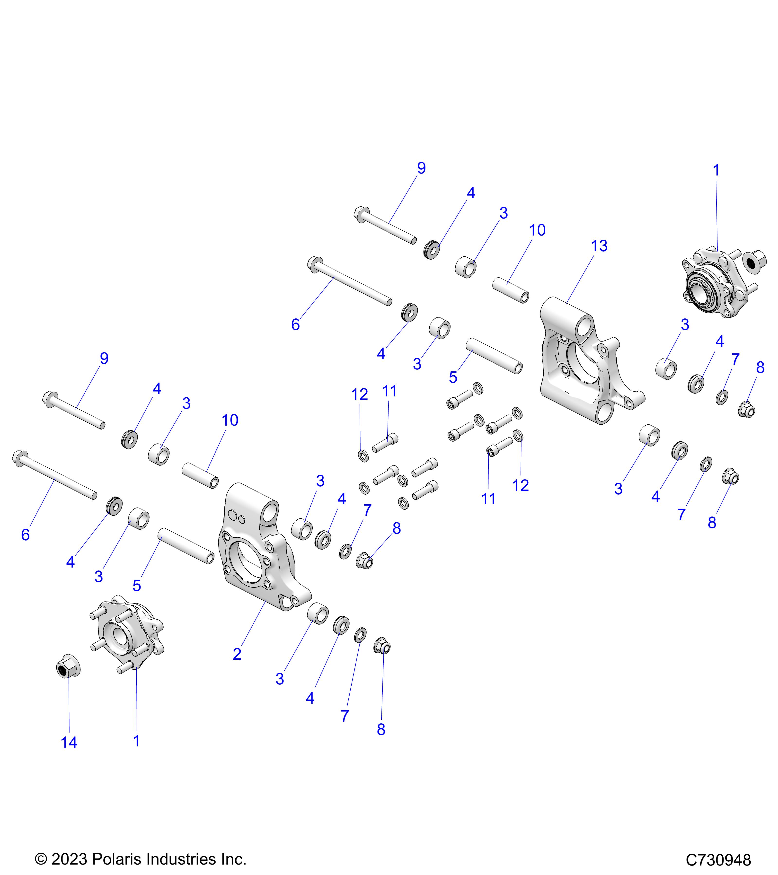 Part Number : 7557237 WSHR-FLAT-M14X2.5 ZTB