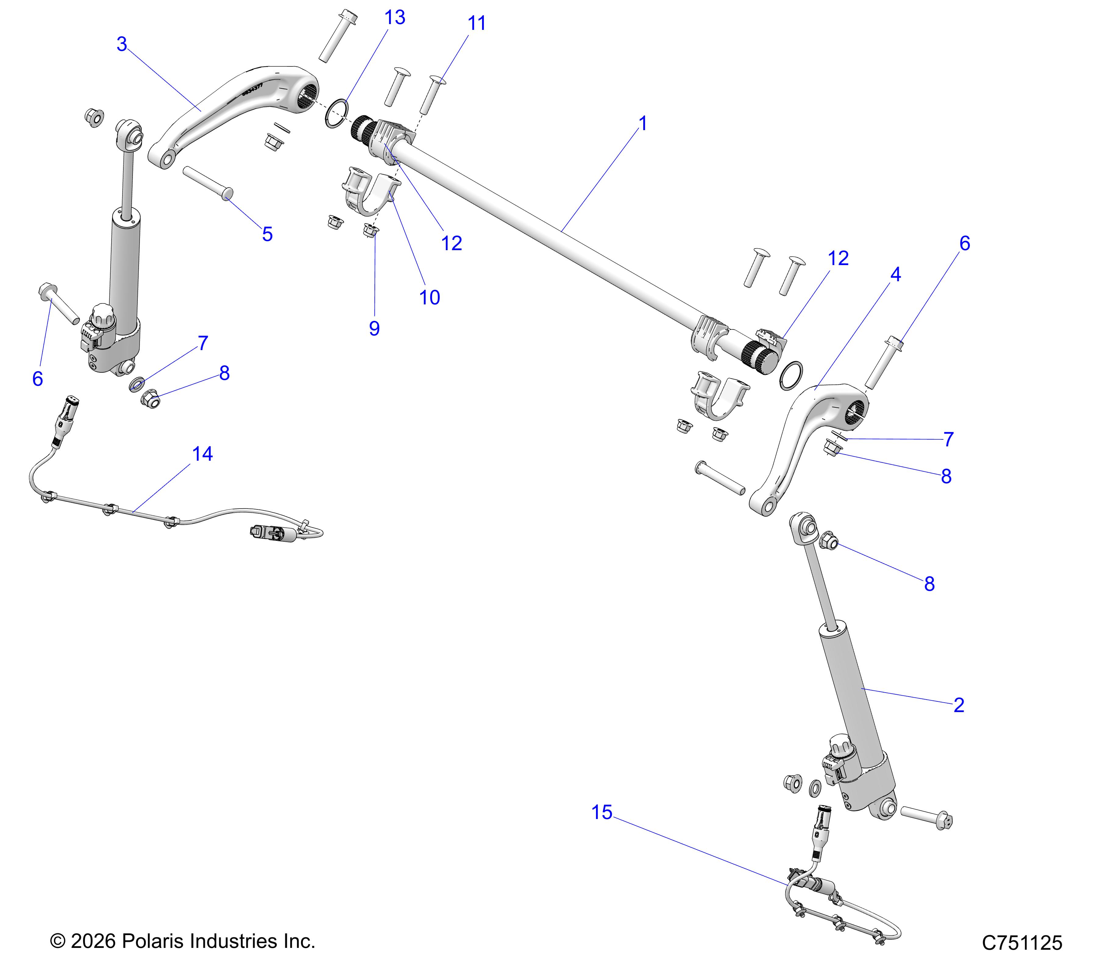 SUSPENSION, REAR STABILIZER BAR