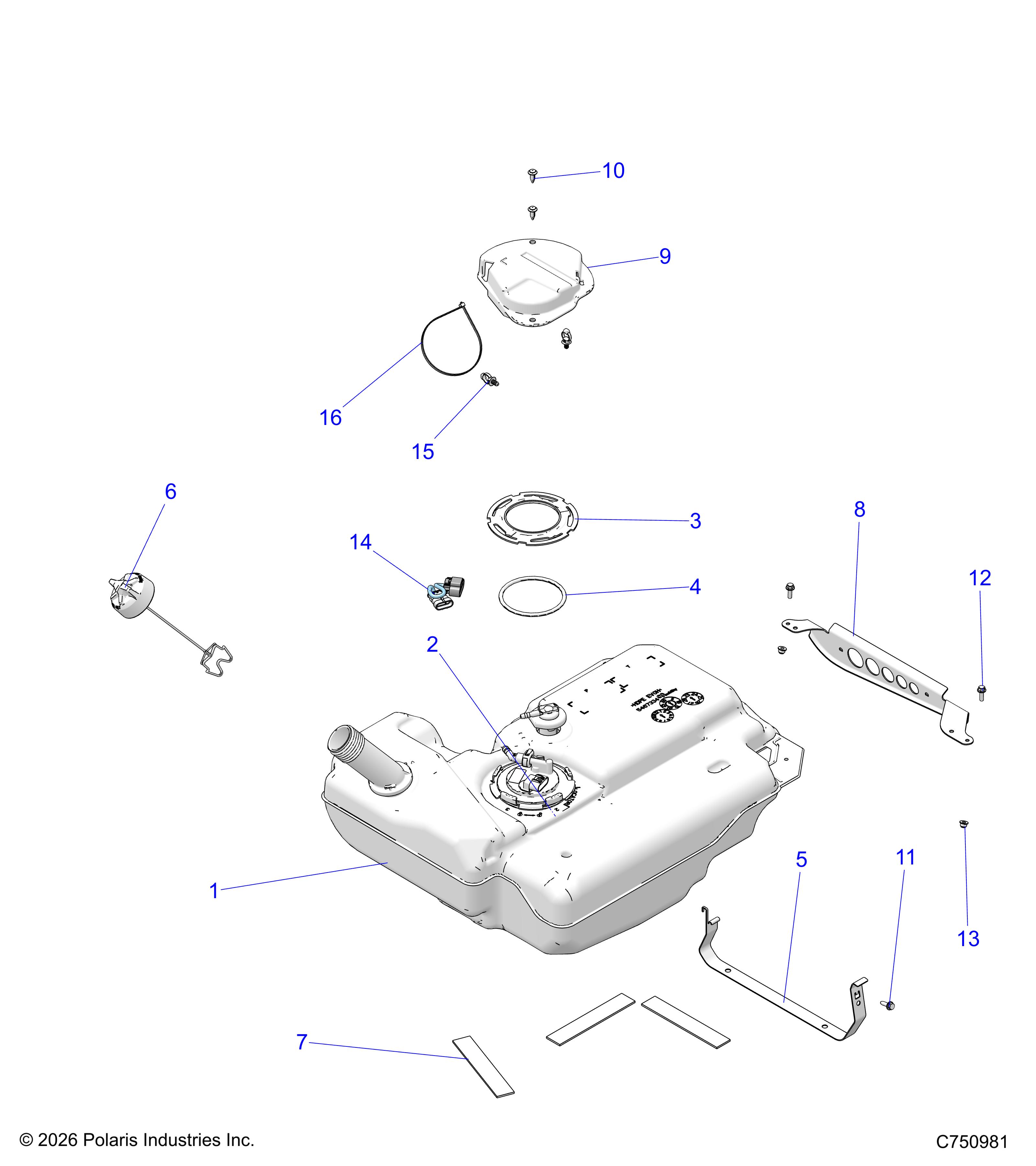 FUEL SYSTEM, TANK