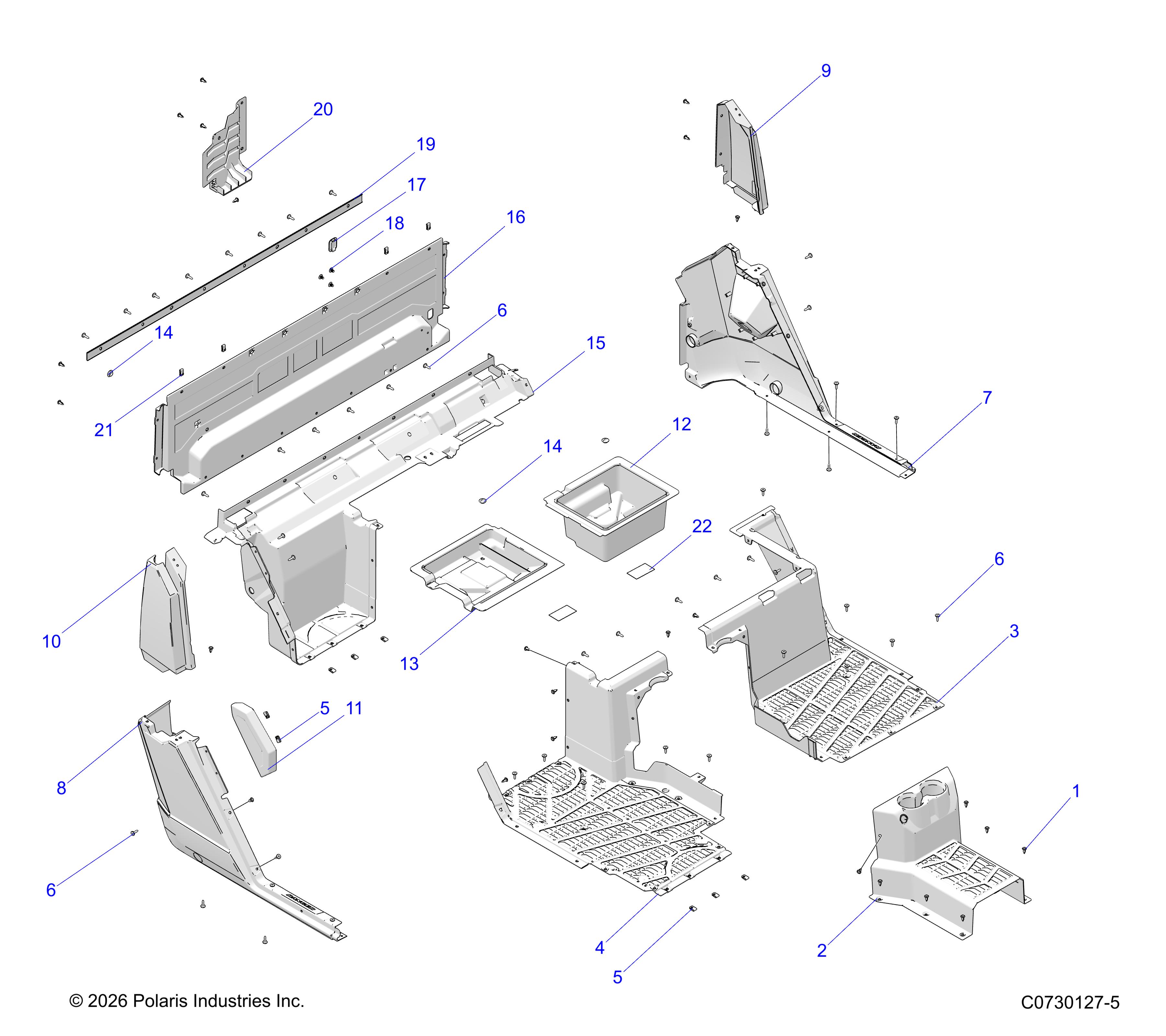 BODY, REAR FLOOR & ROCKERS