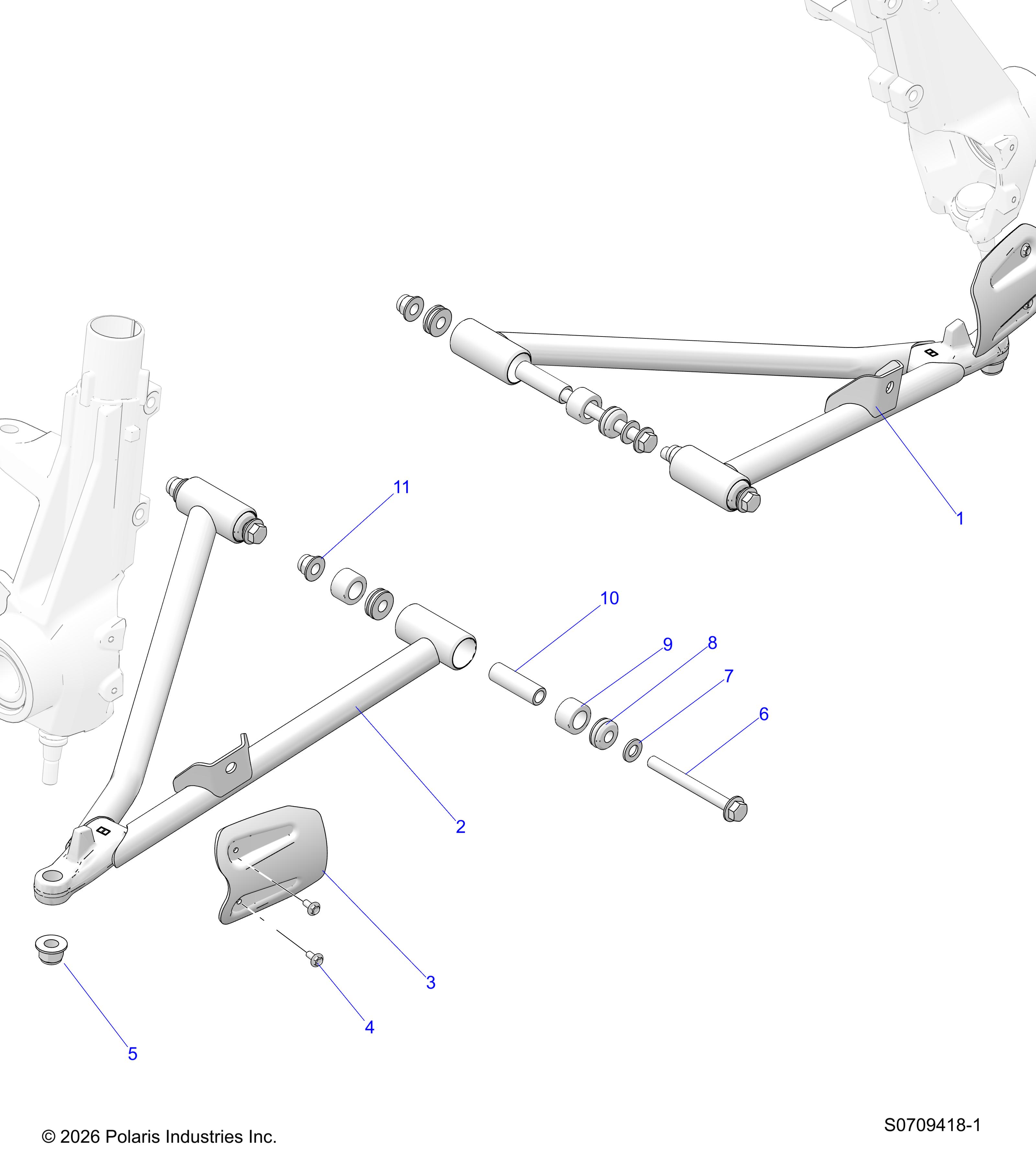 SUSPENSION, FRONT A-ARM