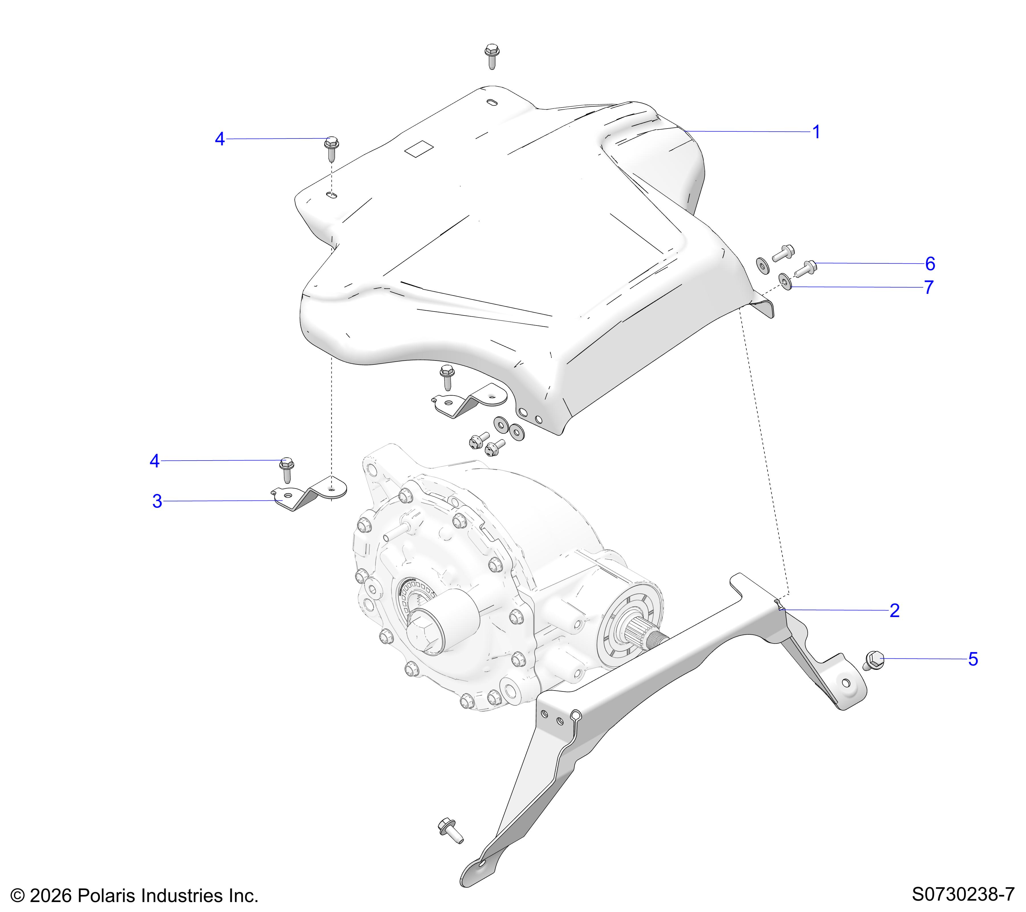 DRIVE TRAIN, HEAT SHIELDS