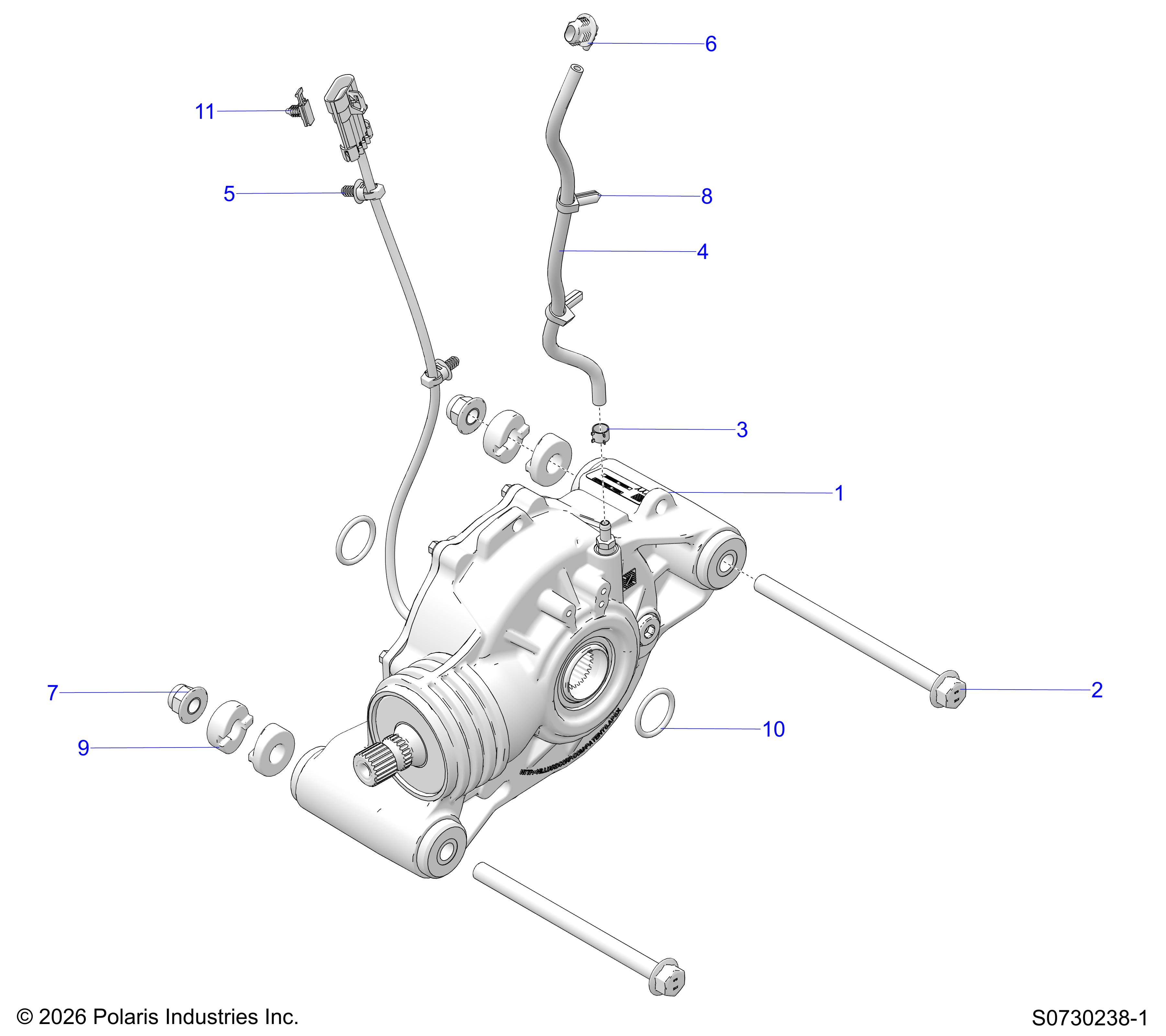 DRIVE TRAIN, FRONT GEARCASE MOUNTING