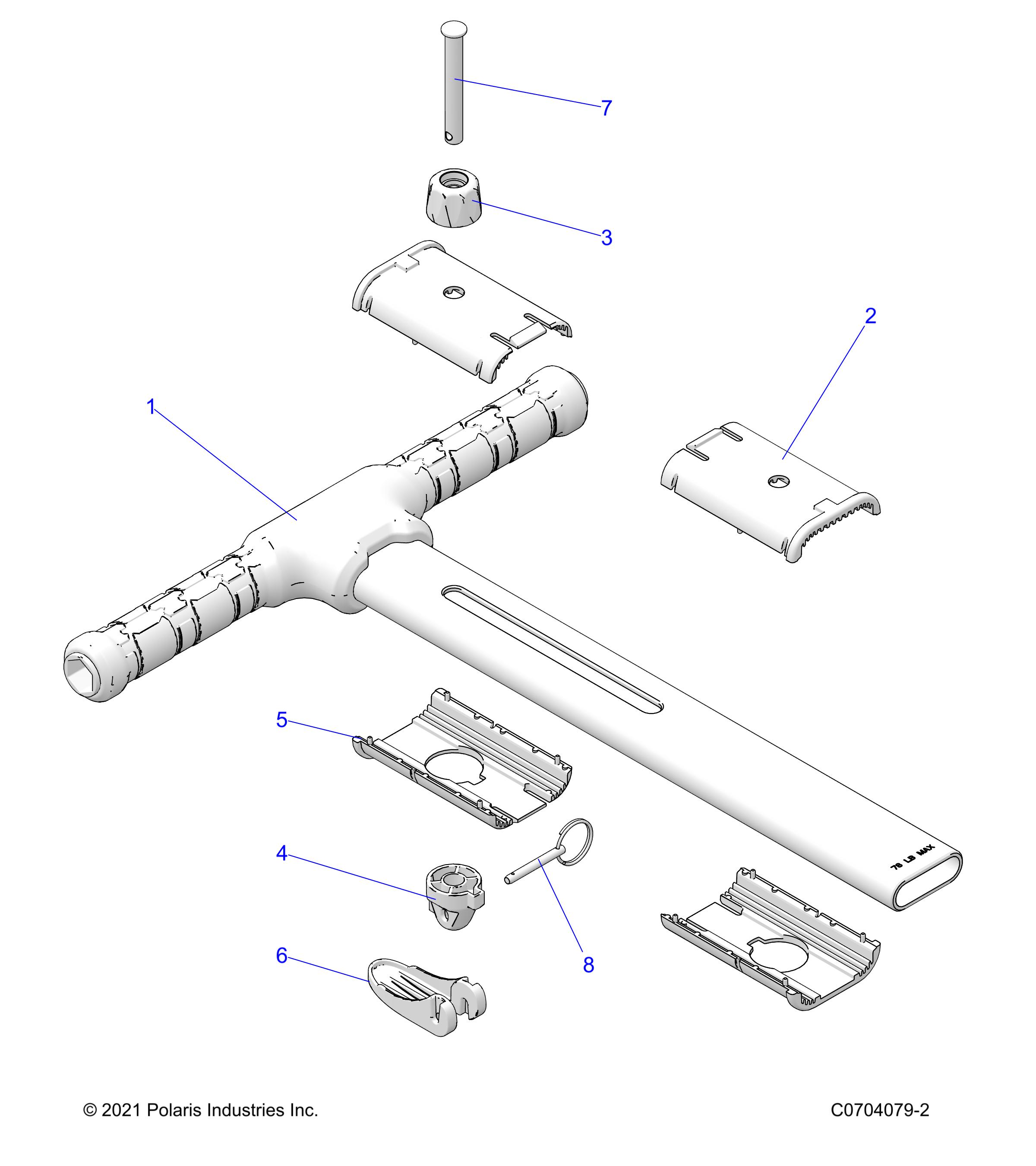 Part Number : 7663047 PIN-GRAB BAR