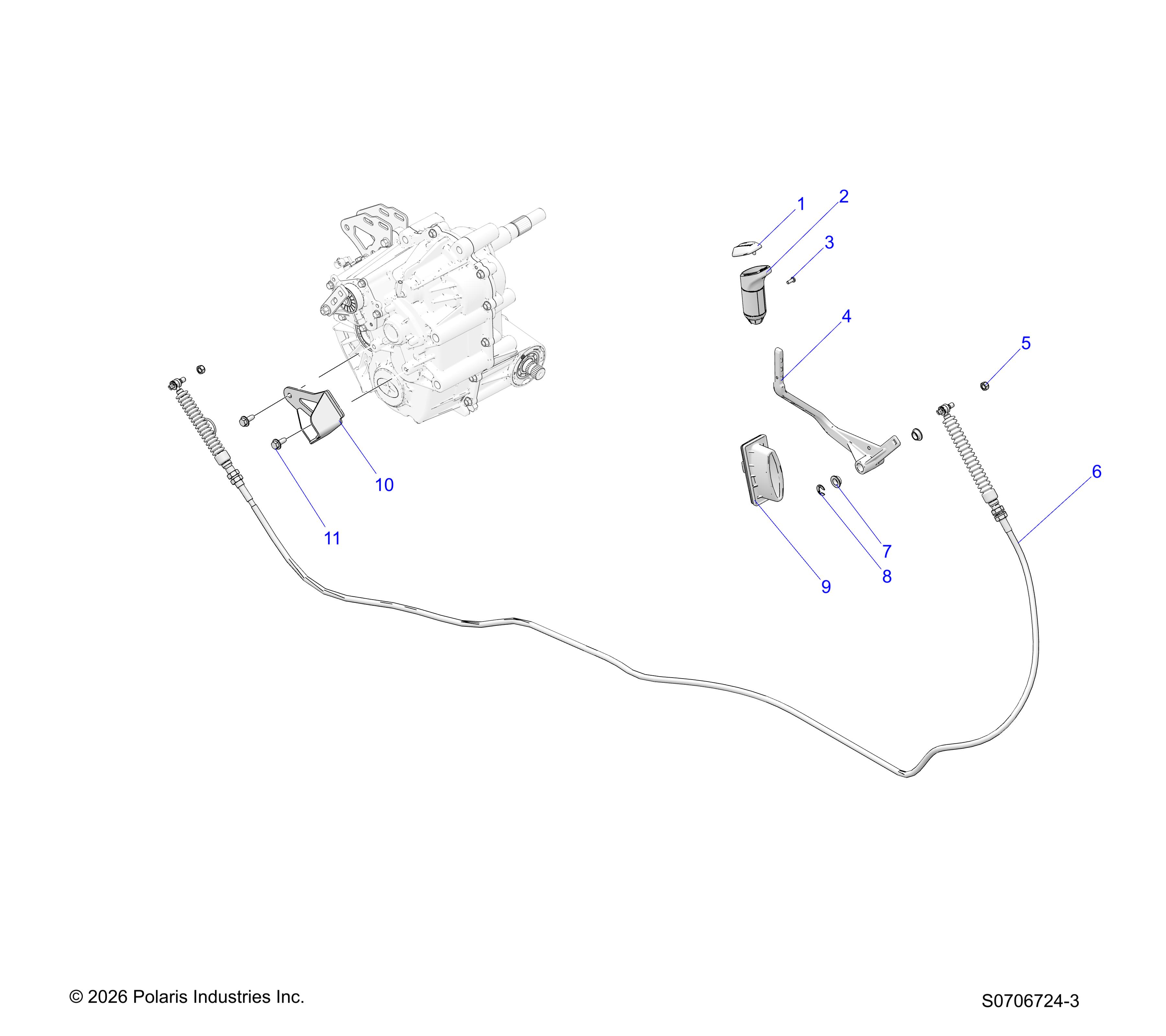 DRIVE TRAIN, GEAR SELECTOR
