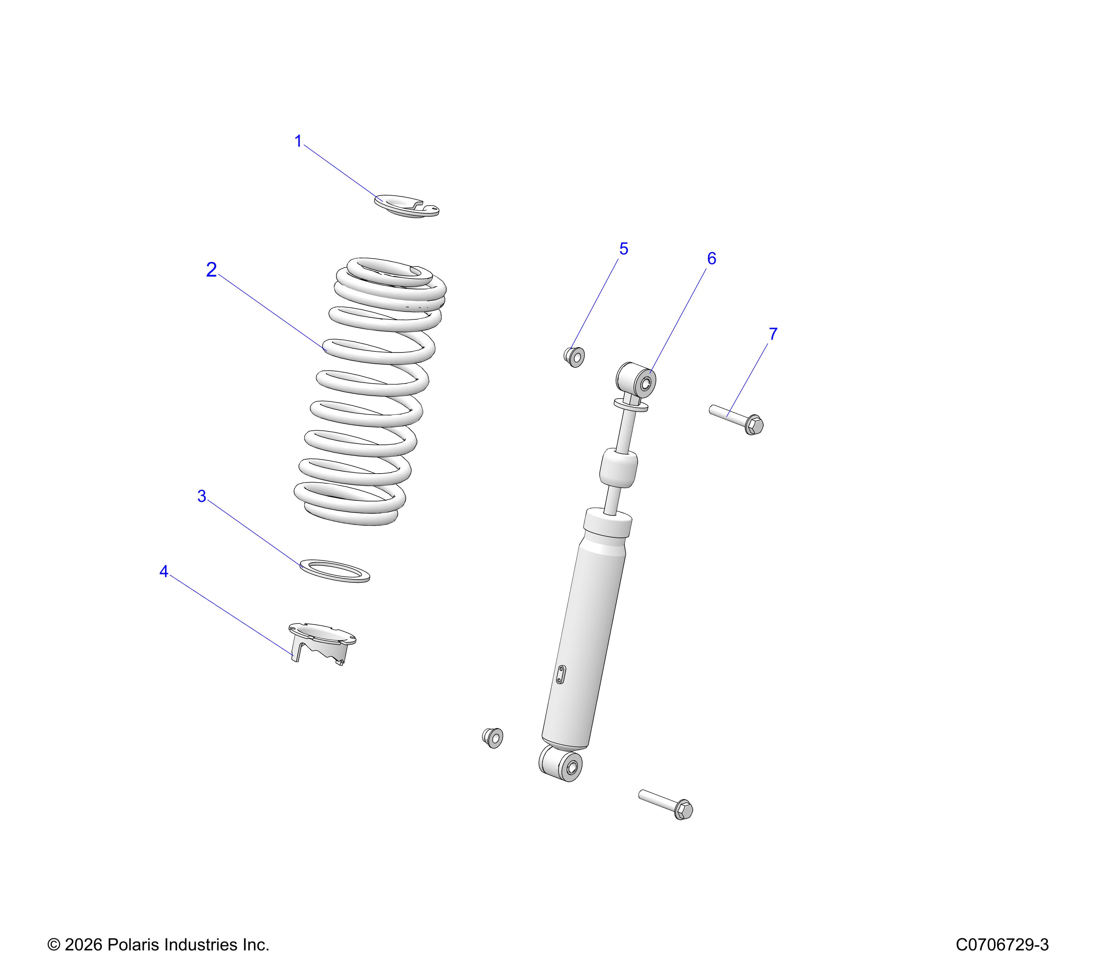 SUSPENSION, FRONT SHOCK MOUNTING