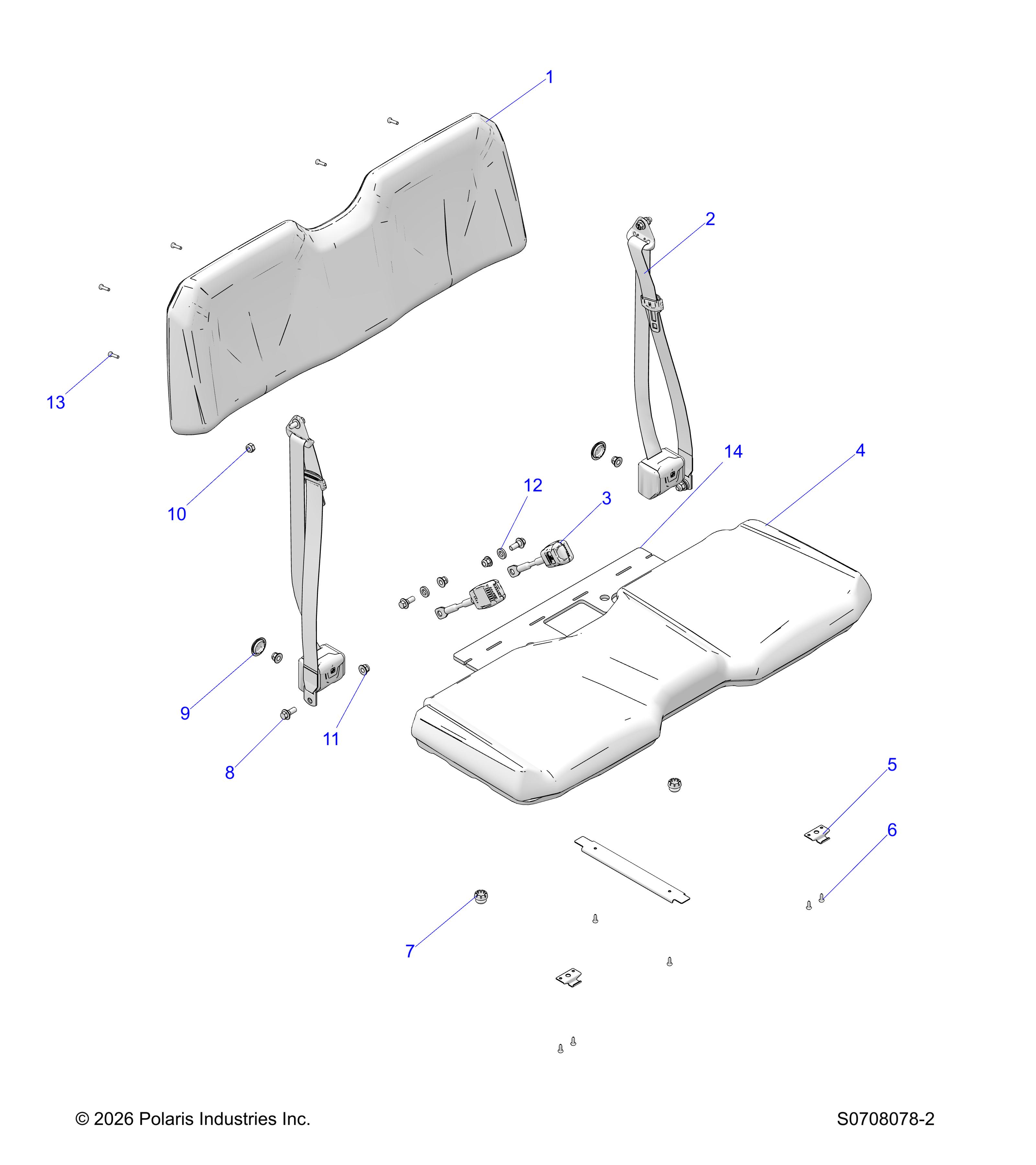 BODY, SEATS, REAR