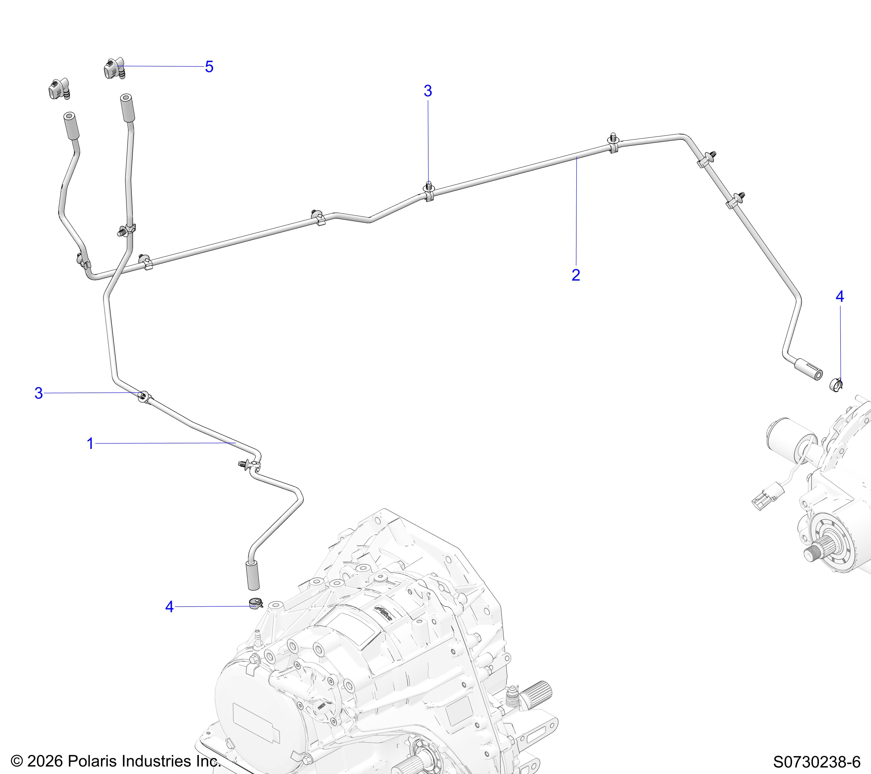 DRIVE TRAIN, TRANSMISSION VENT LINES