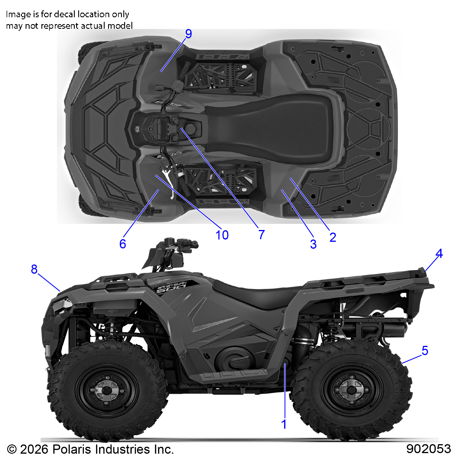 BODY, DECALS STANDARD