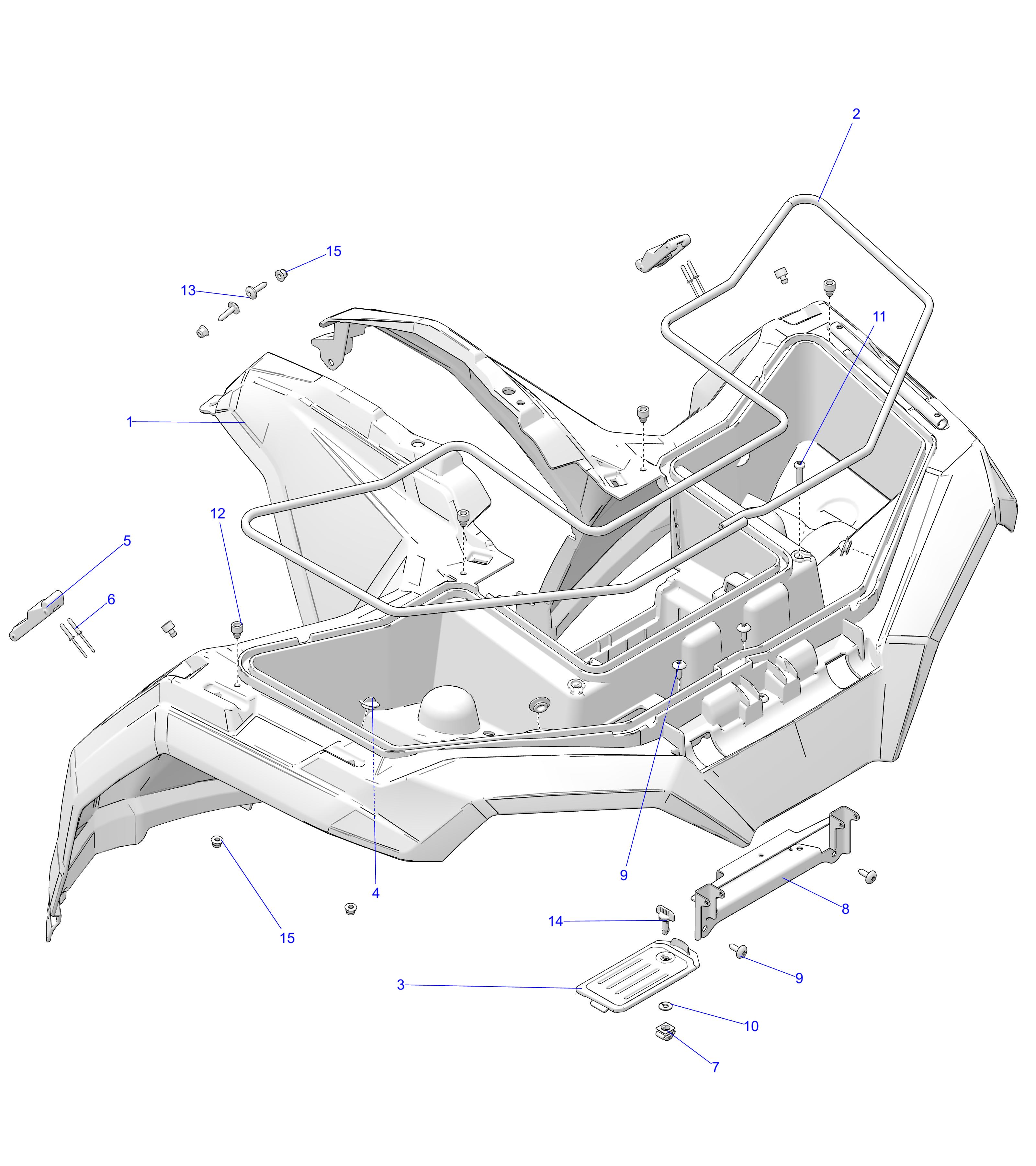 BODY, FRONT CAB