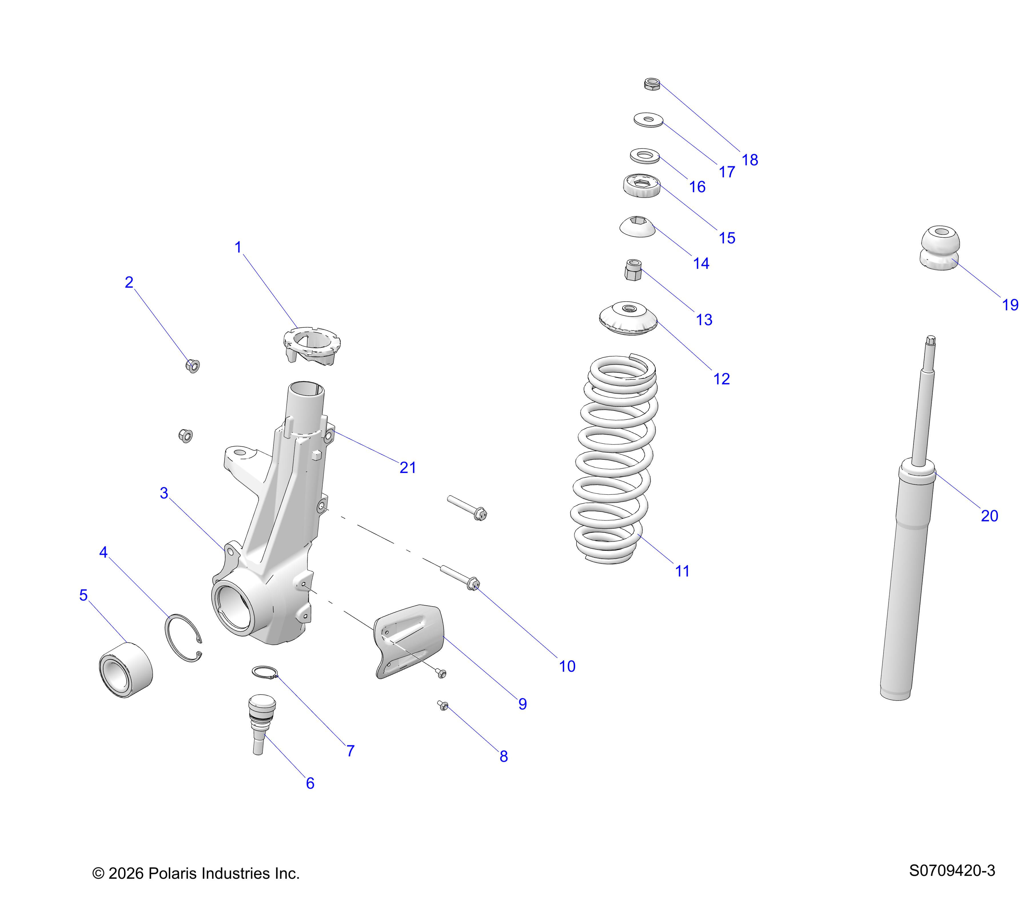 SUSPENSION, FRONT STRUT