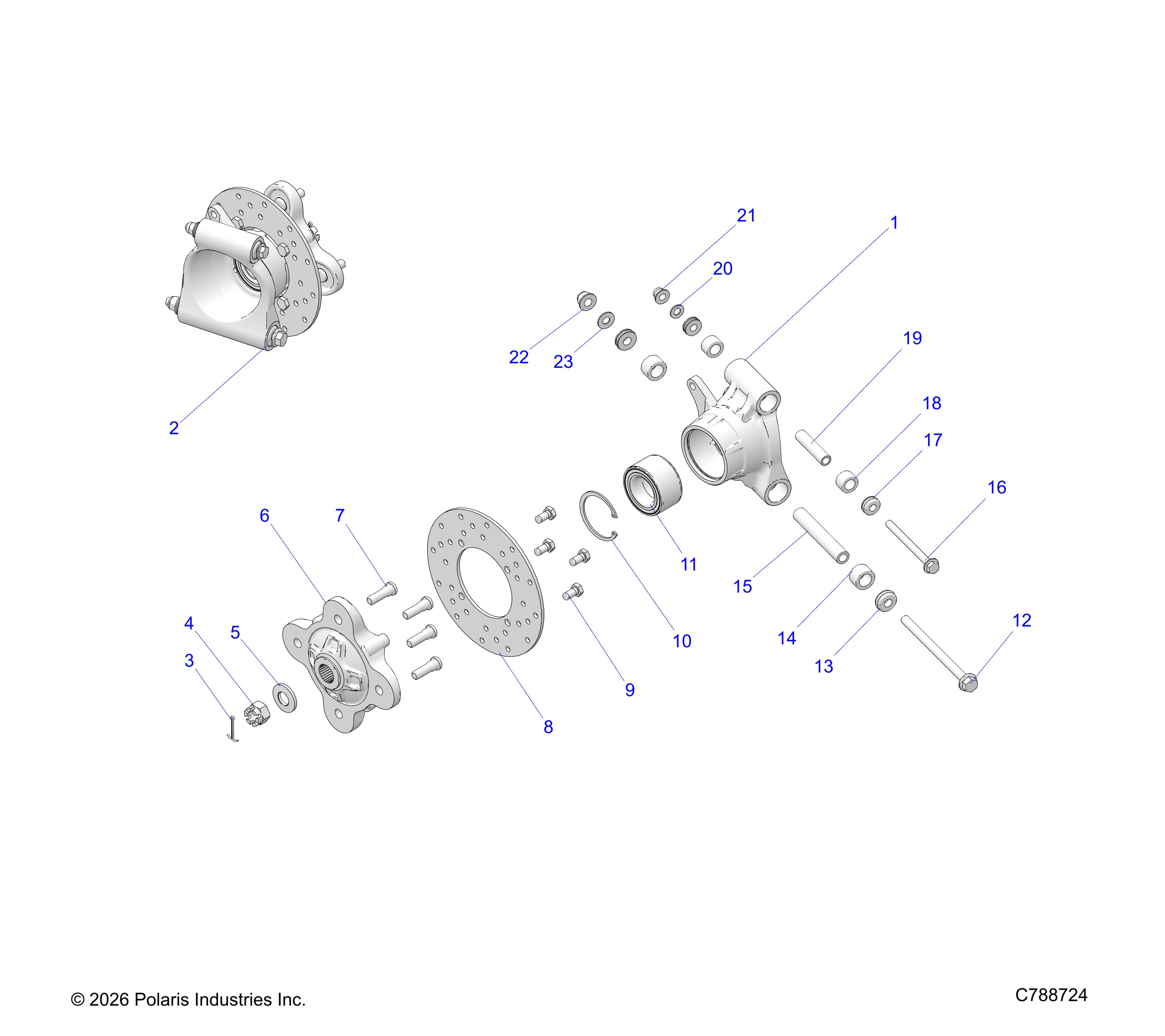SUSPENSION, REAR CARRIER
