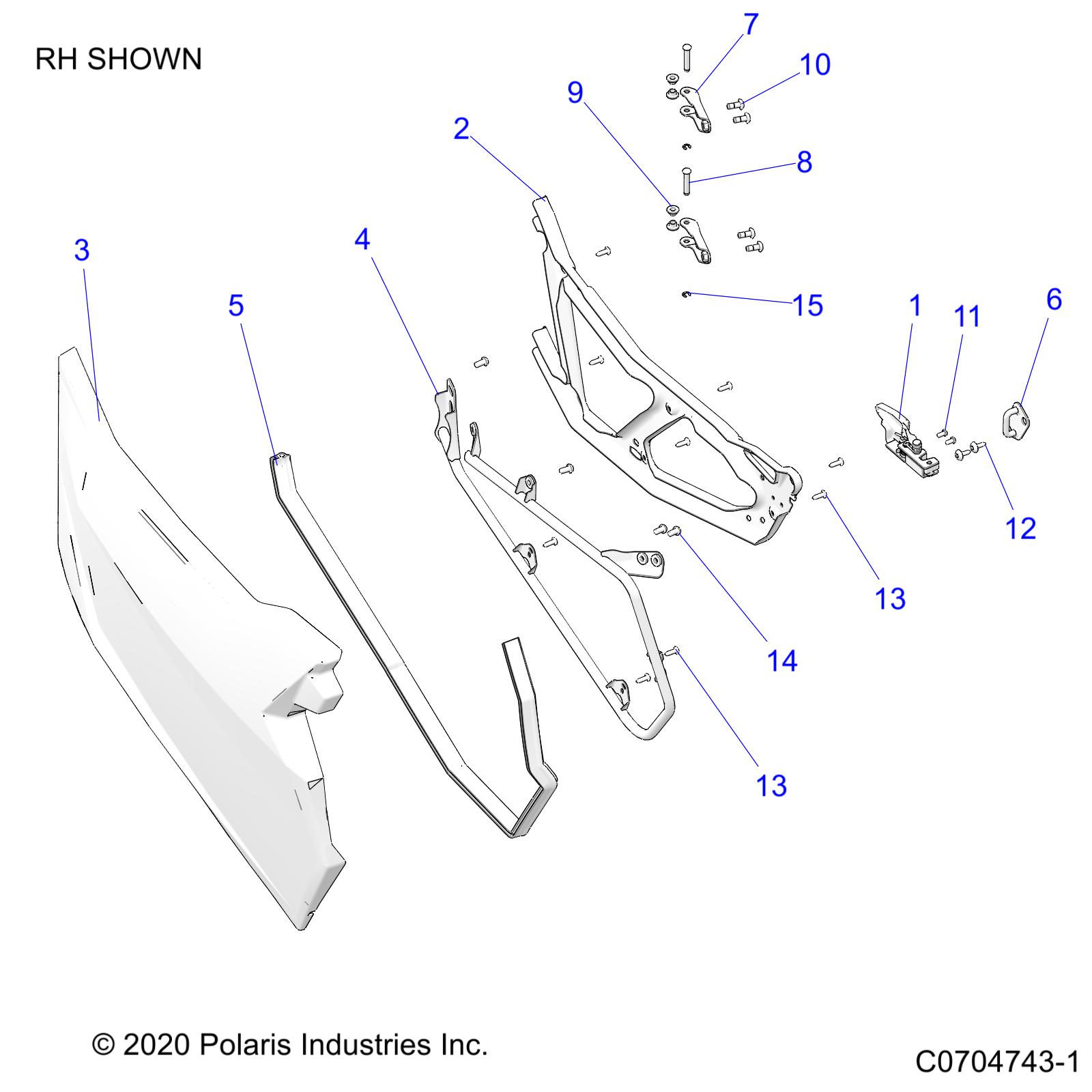 Part Number : 5457216-849 DOOR SKINLHZENITHBLU