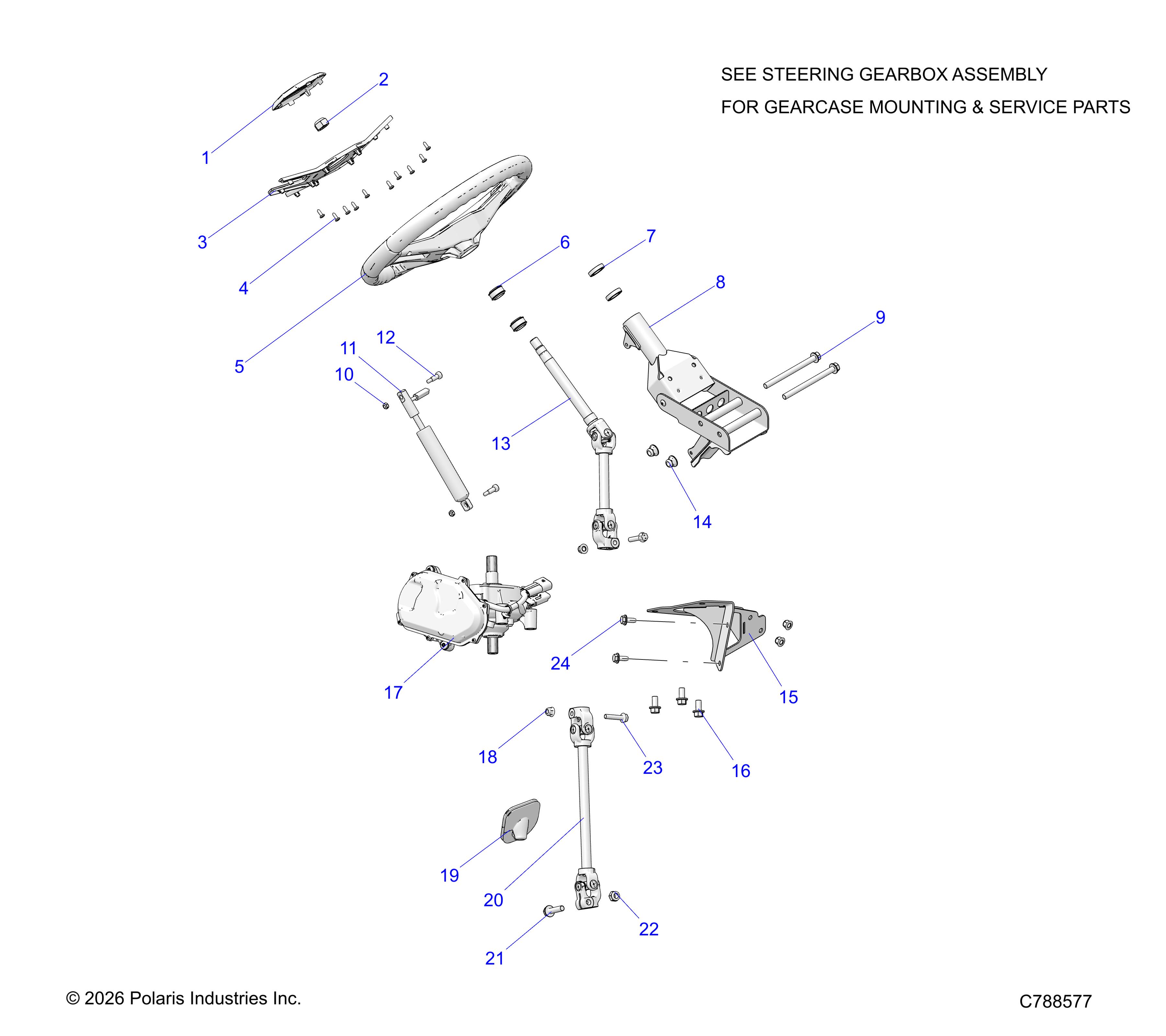 STEERING, ASSEMBLY