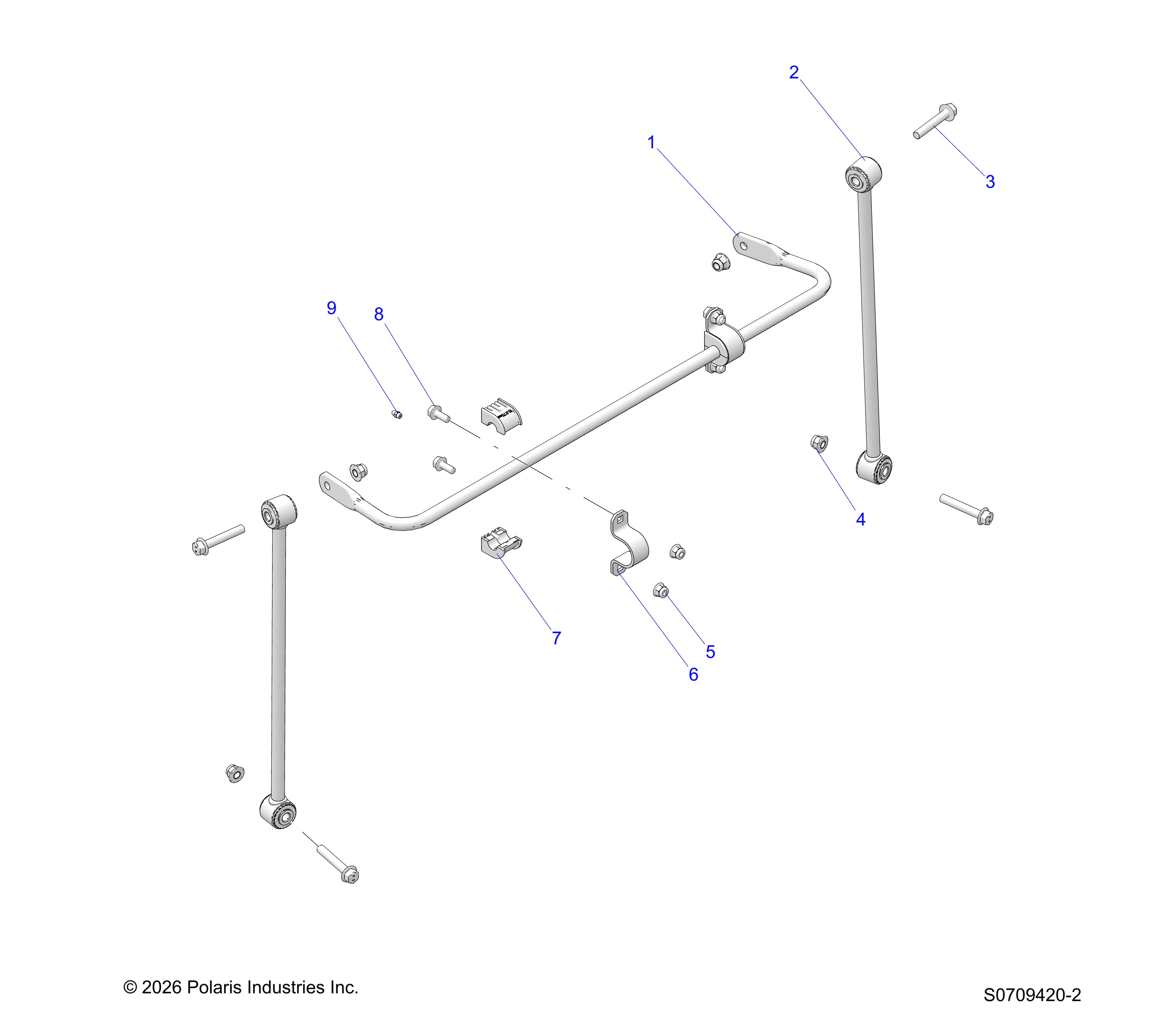 SUSPENSION, FRONT STABILIZER BAR