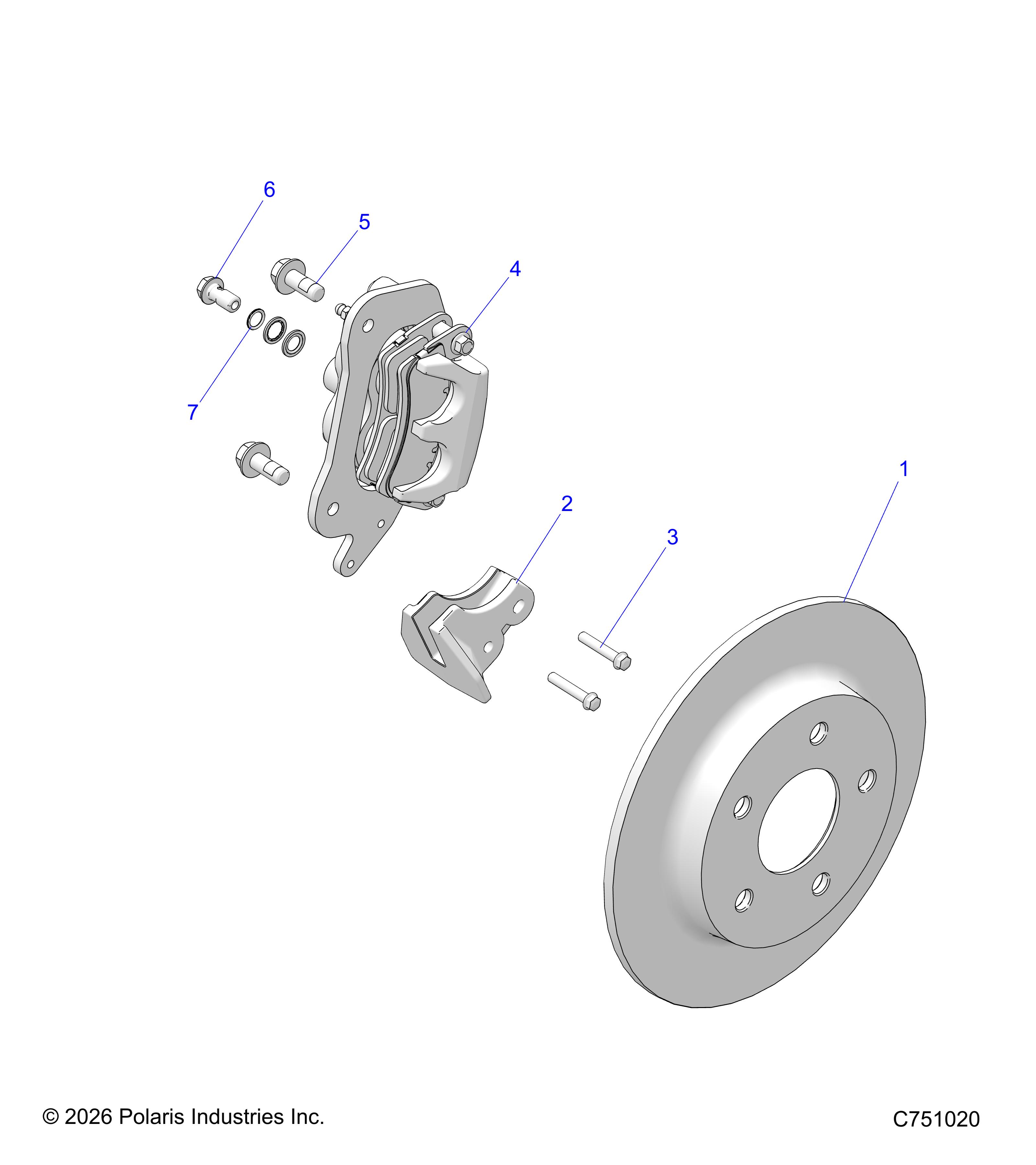 BRAKES, CALIPER, REAR