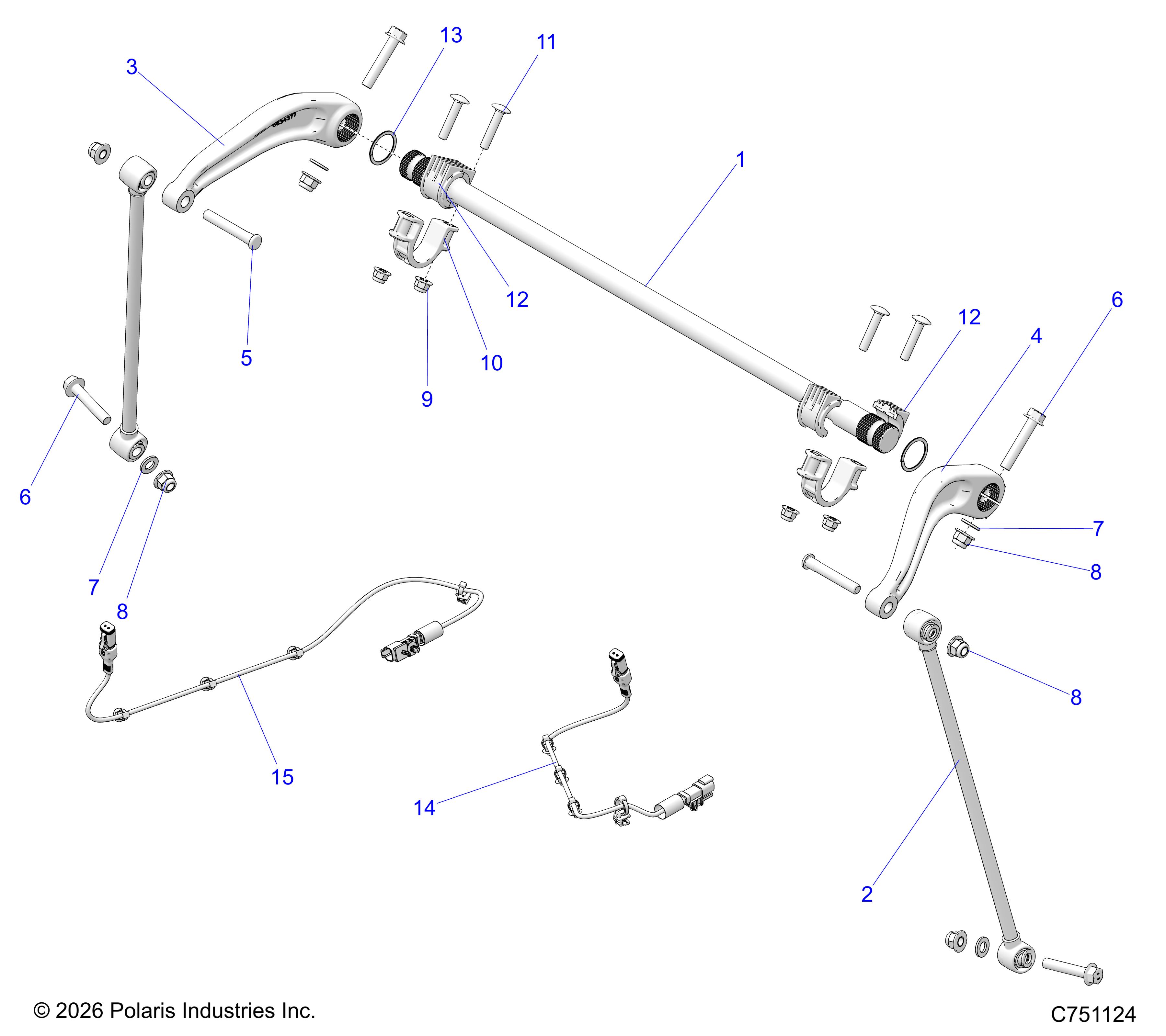 SUSPENSION, REAR STABILIZER BAR