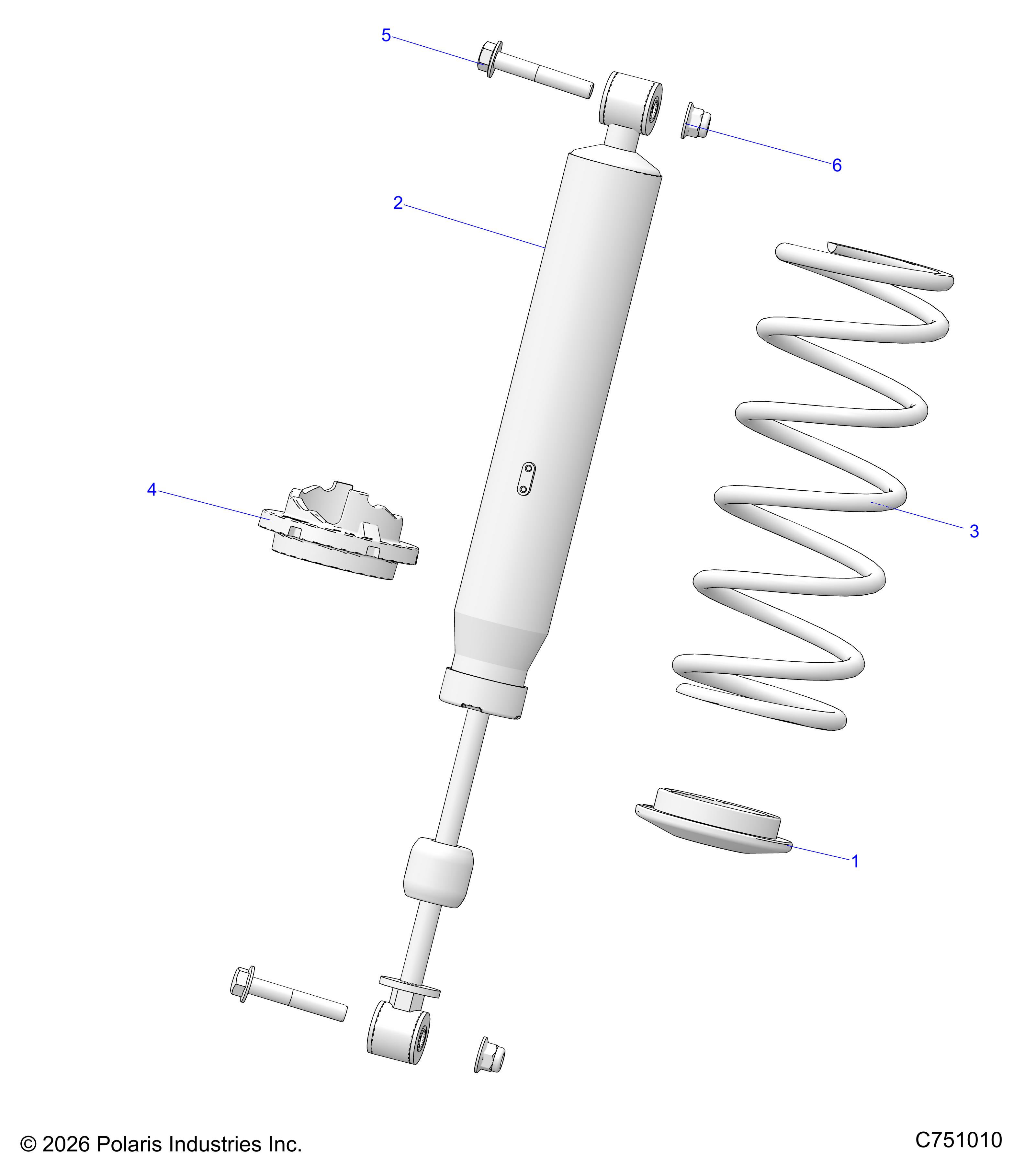 SUSPENSION, FRONT SHOCK MOUNTING