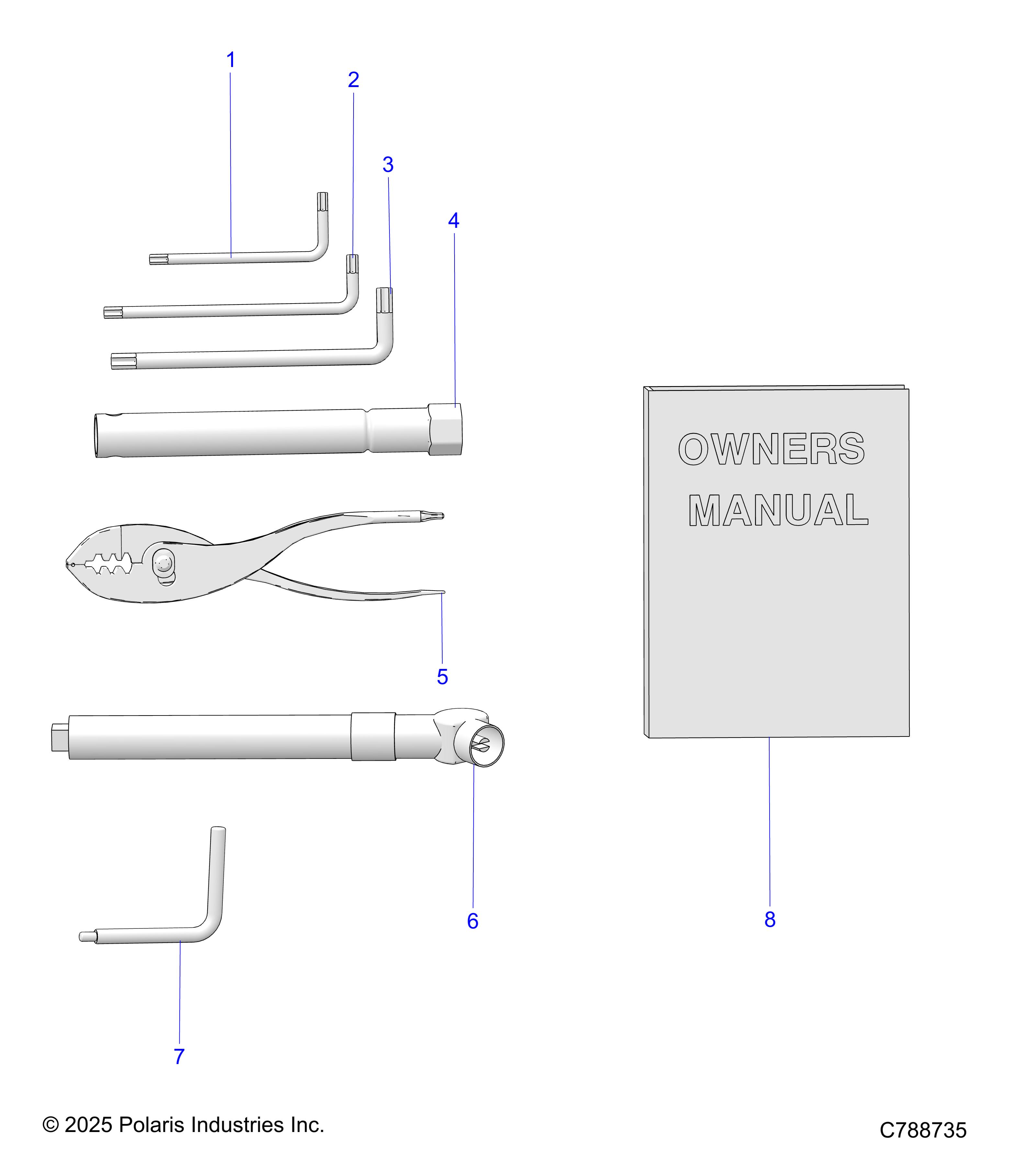 REFERENCES, TOOL KIT & OWNERS MANUAL