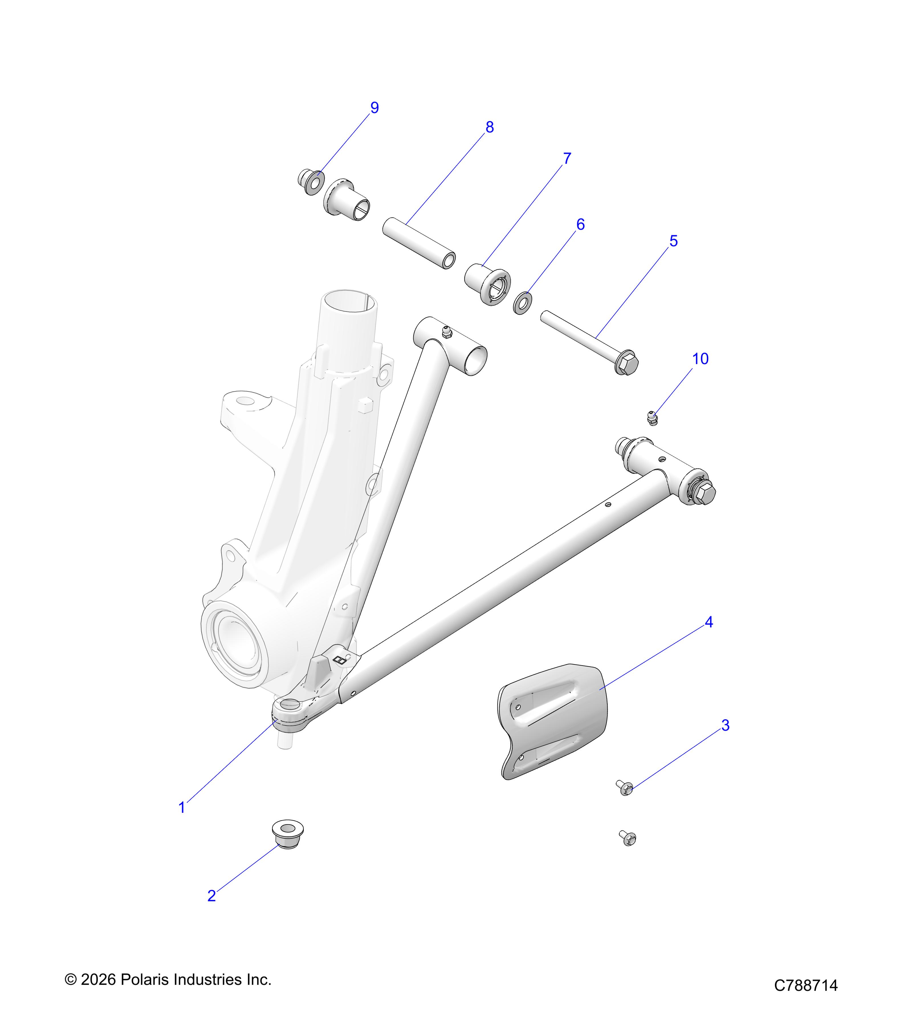 SUSPENSION, FRONT A-ARMS