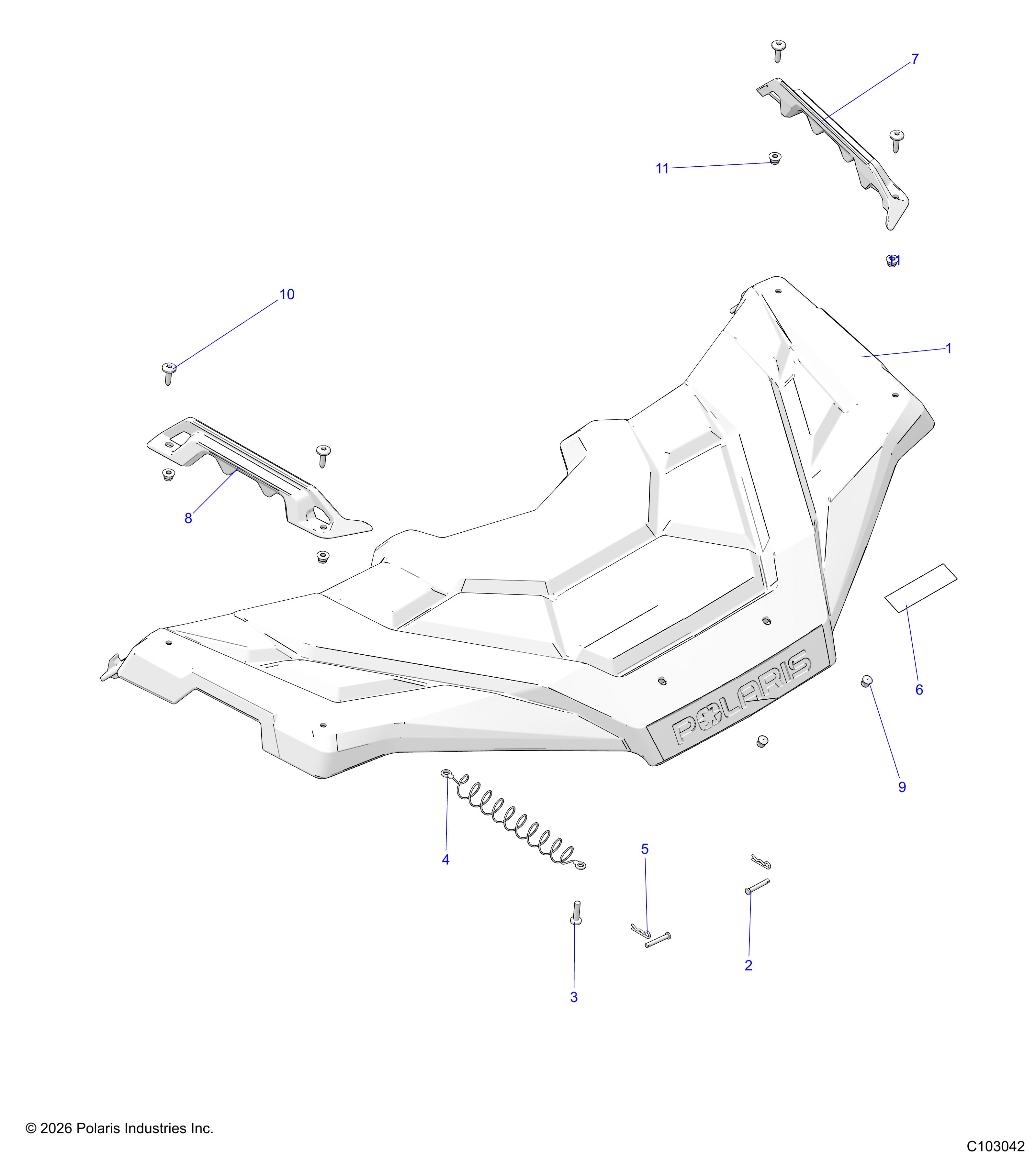 BODY, FRONT RACK