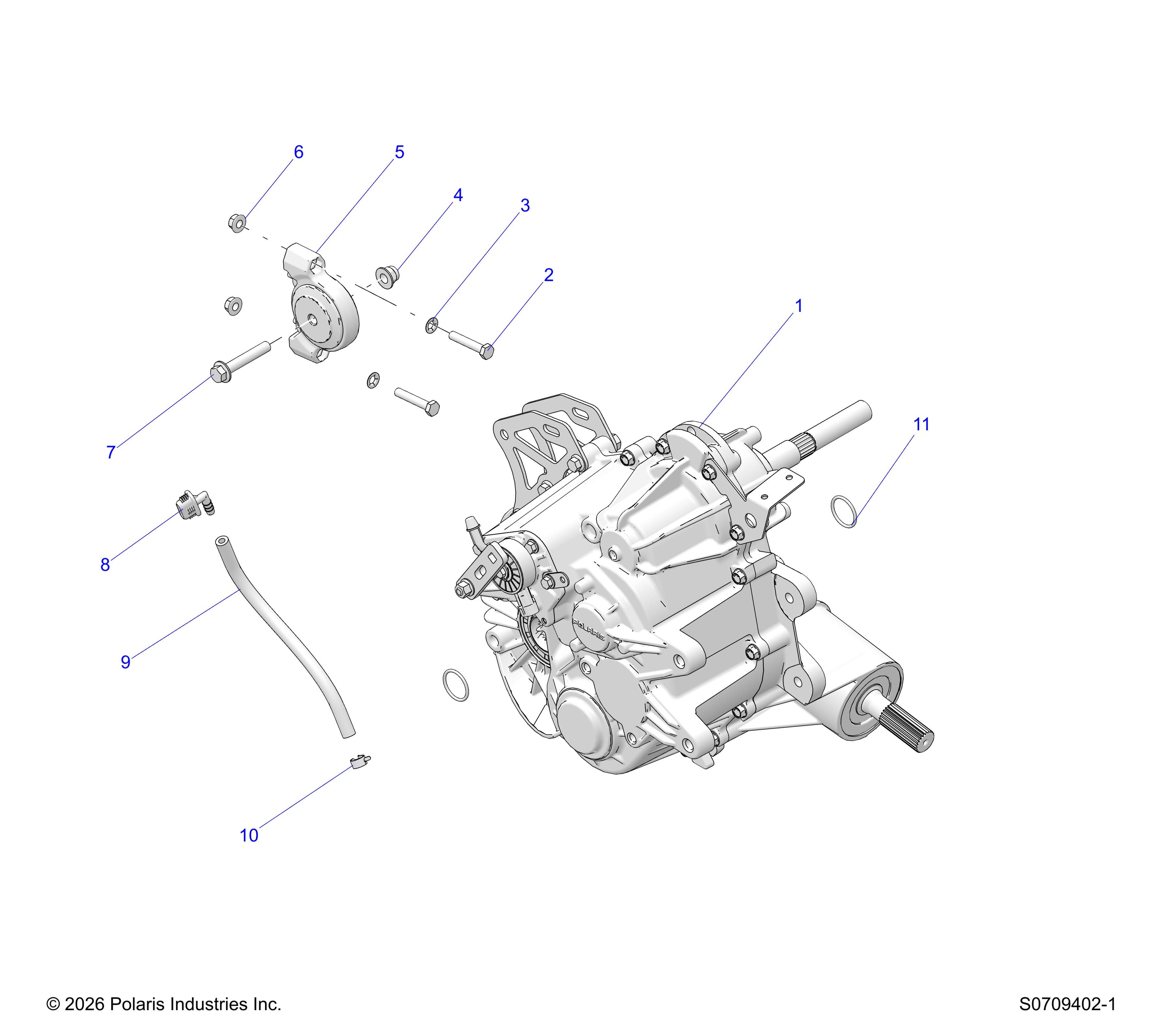 DRIVE TRAIN, MAIN GEARCASE MOUNTING