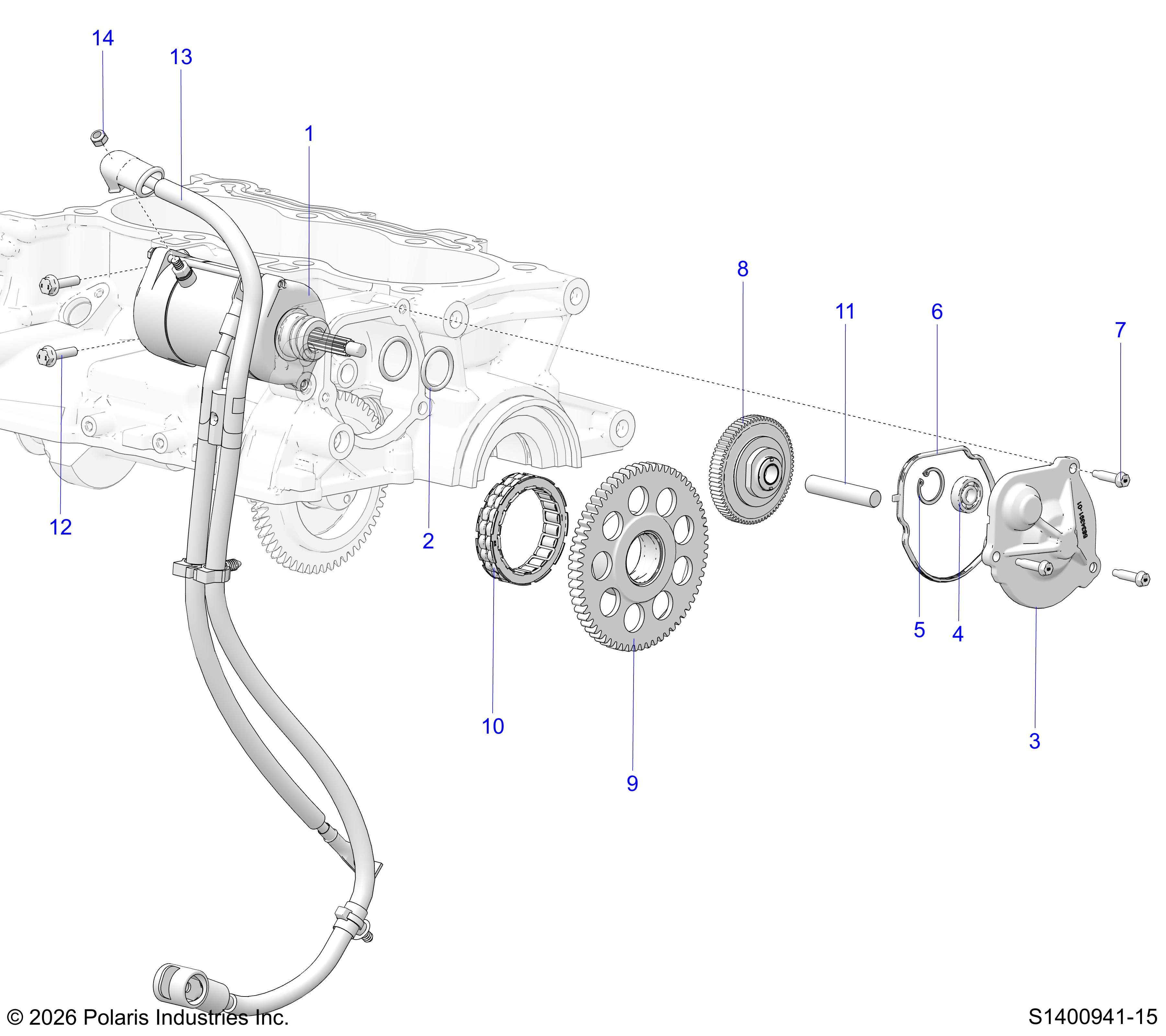 ENGINE, STARTER