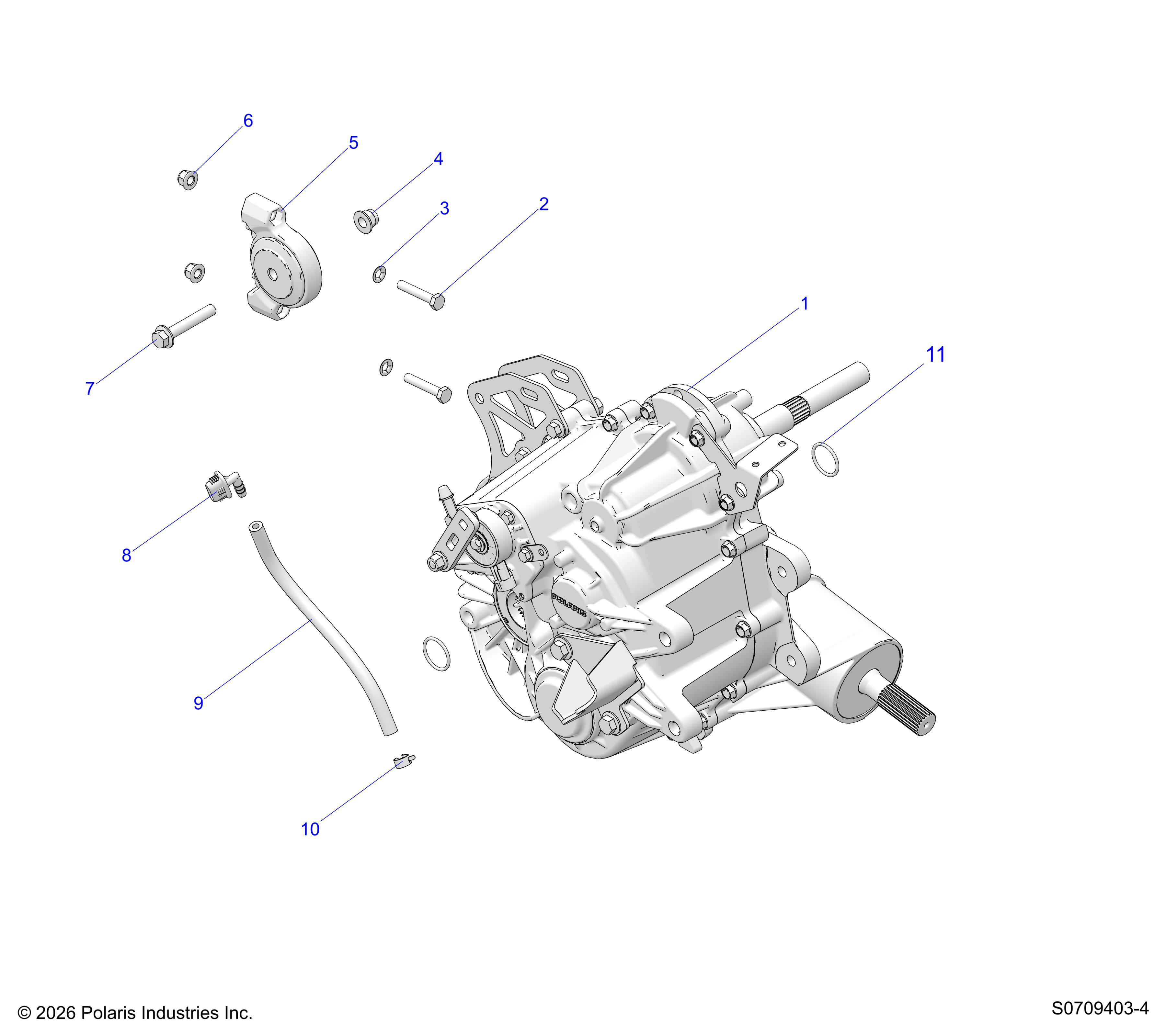 DRIVE TRAIN, MAIN GEARCASE MOUNTING