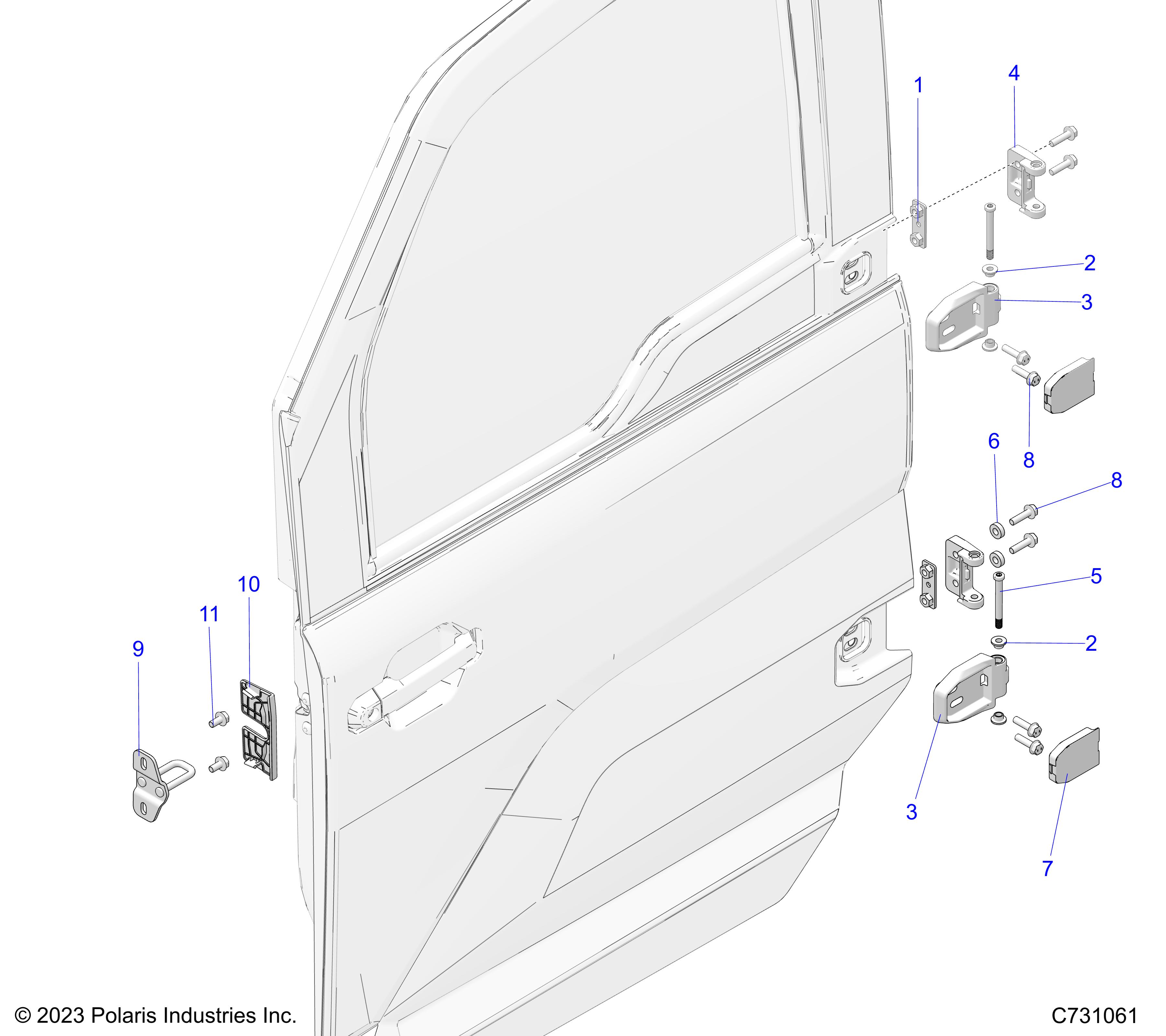 Part Number : 5639625-458 CAST-HINGECHASSISLHBLK