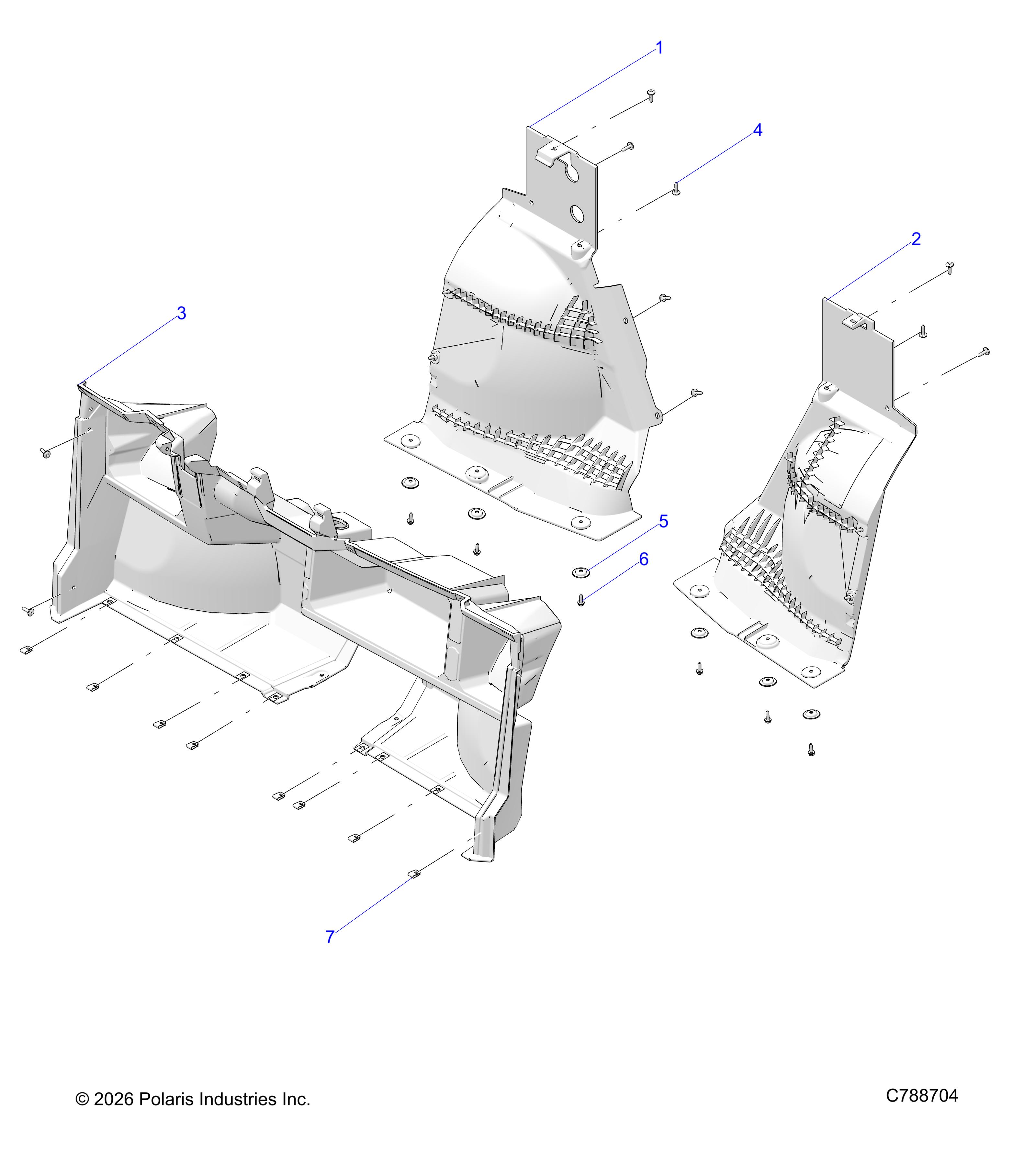 BODY, FLOOR FRONT