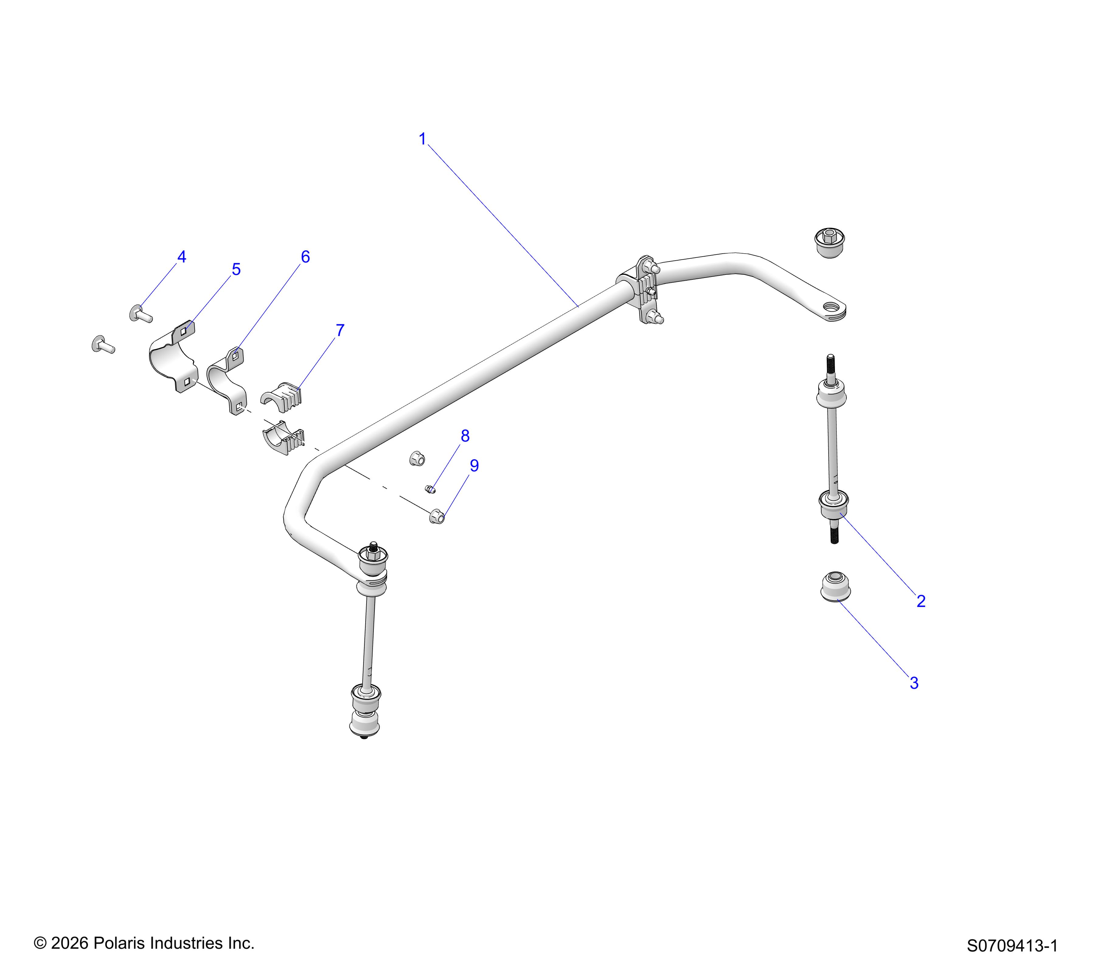 SUSPENSION, REAR STABILIZER