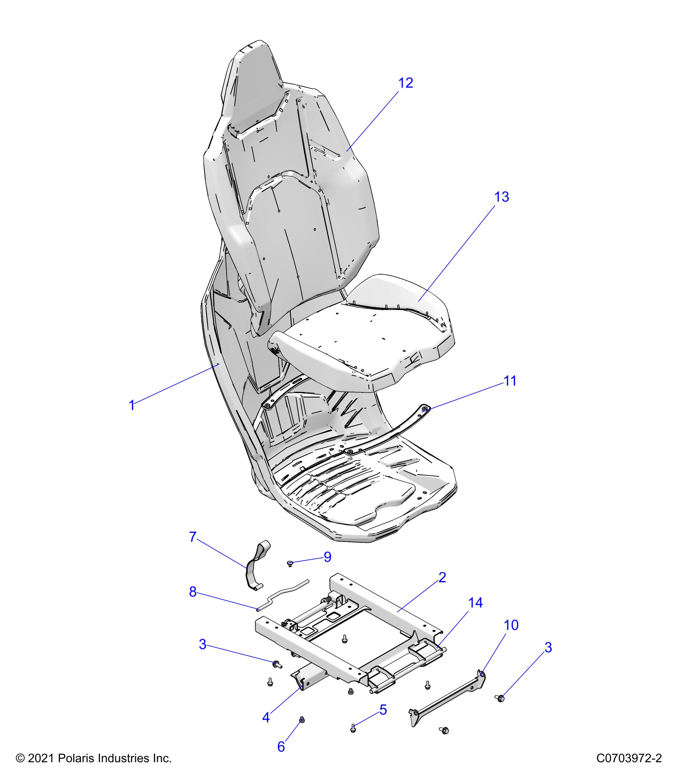 Part Number : 2639142 ASM-SEAT MOUNT STATIC