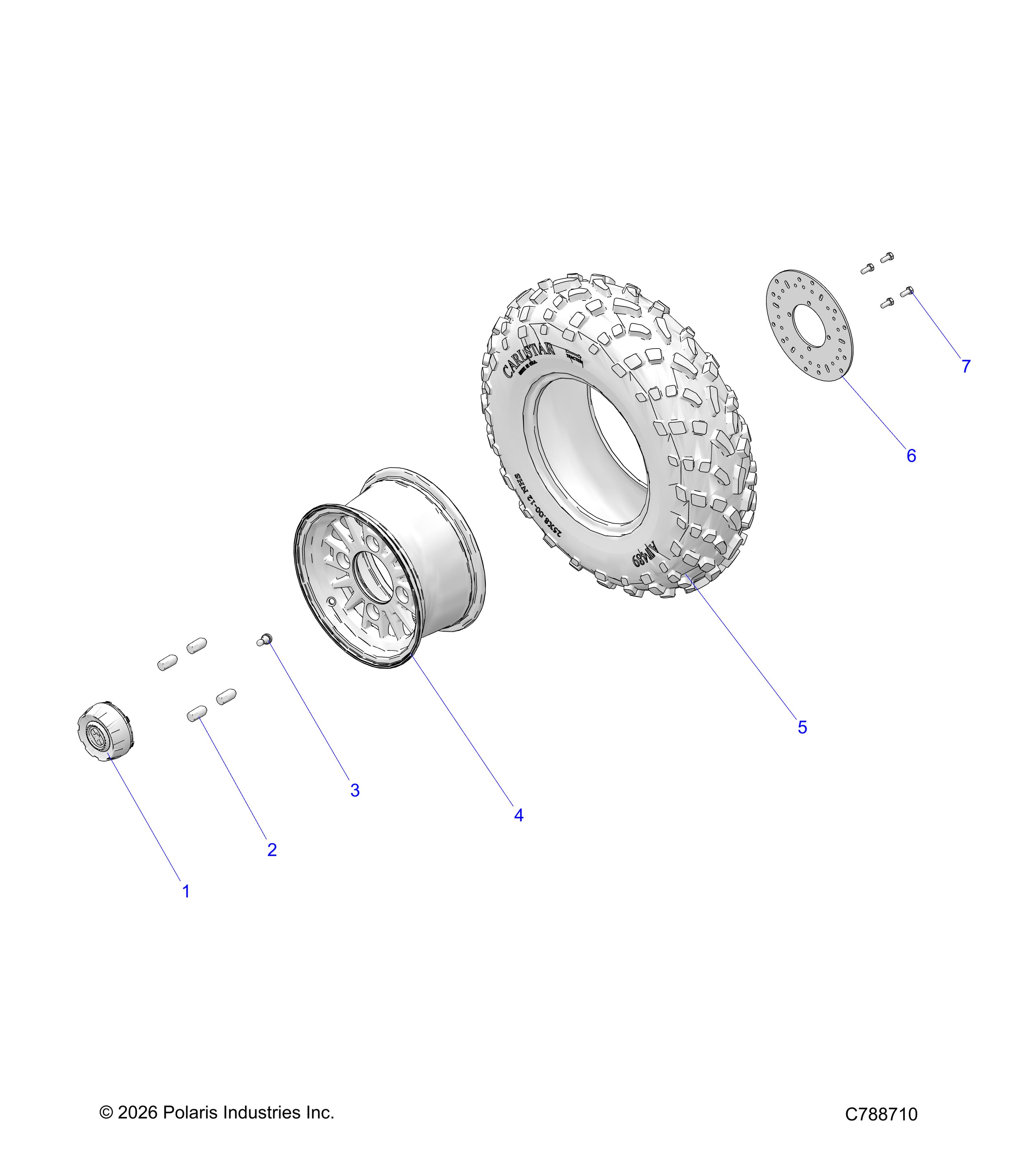 WHEELS, FRONT