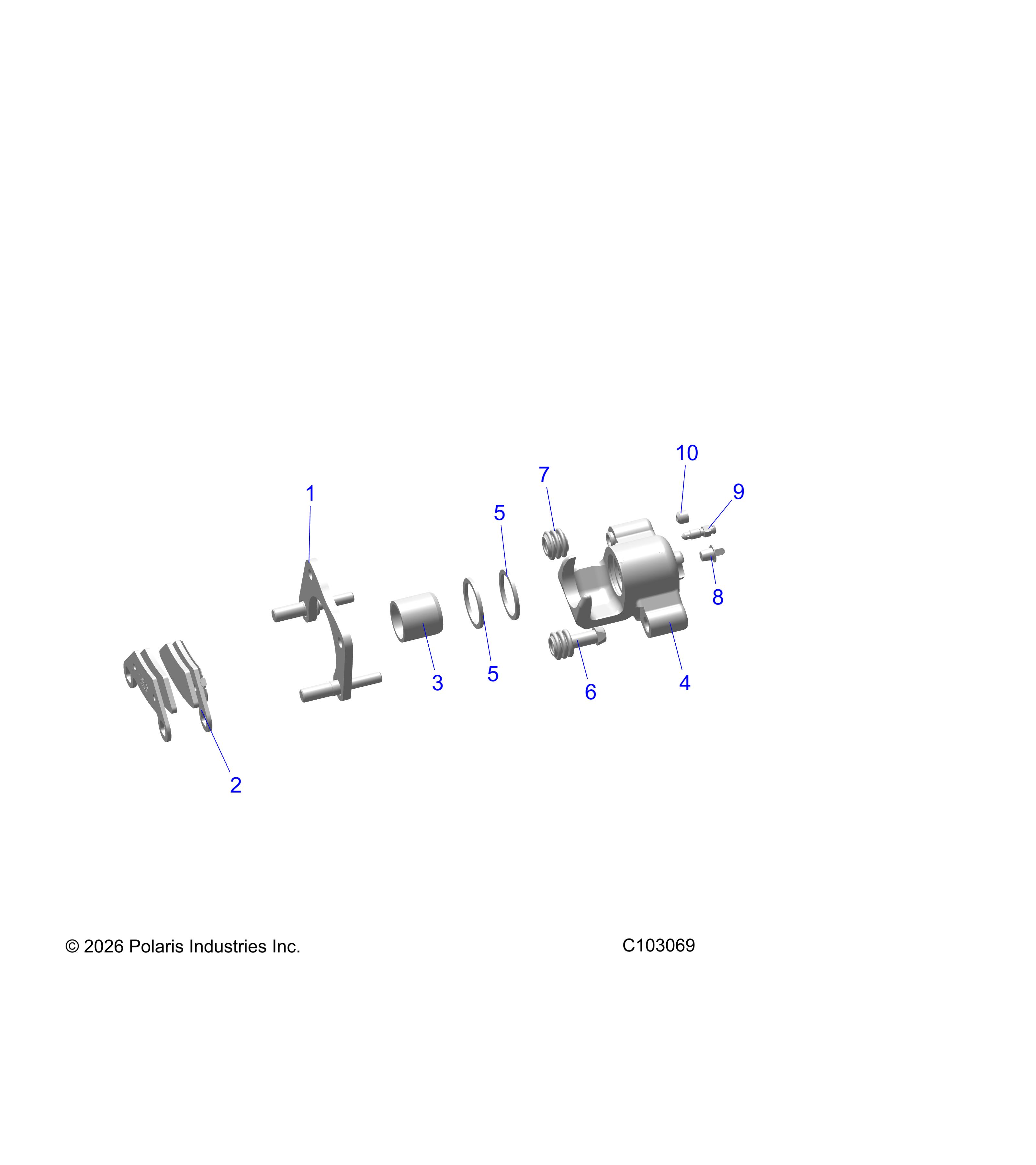 BRAKES, BRAKE CALIPER, REAR
