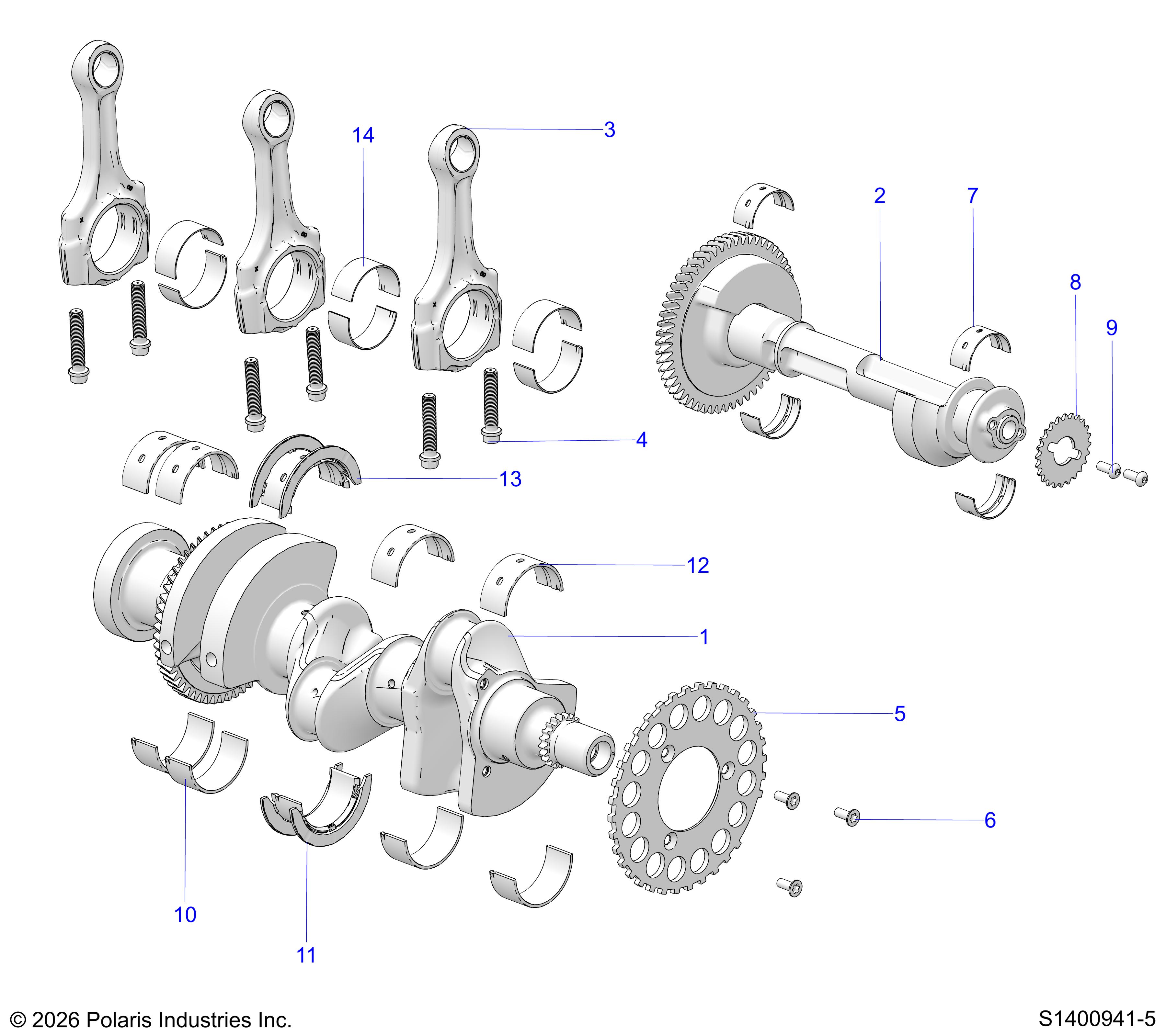 ENGINE, CRANKSHAFT & BALANCE SHAFT