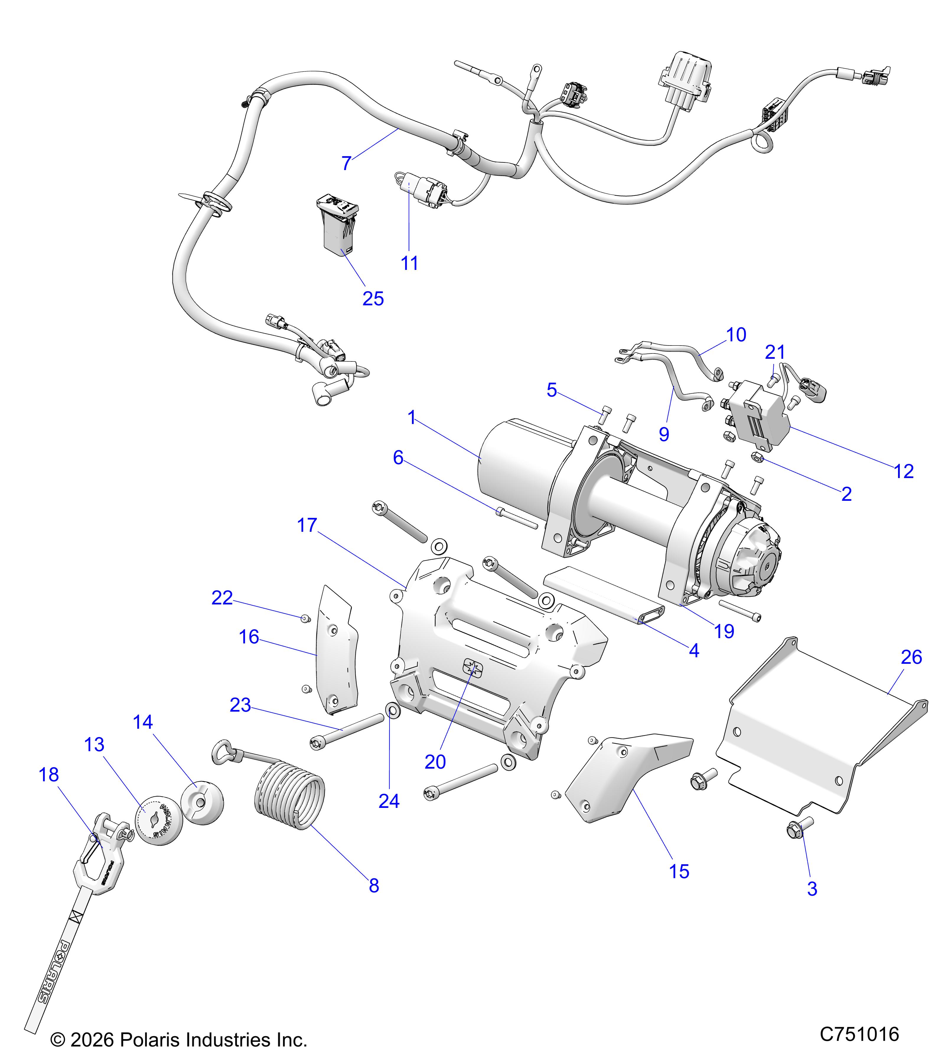 CHASSIS, WINCH