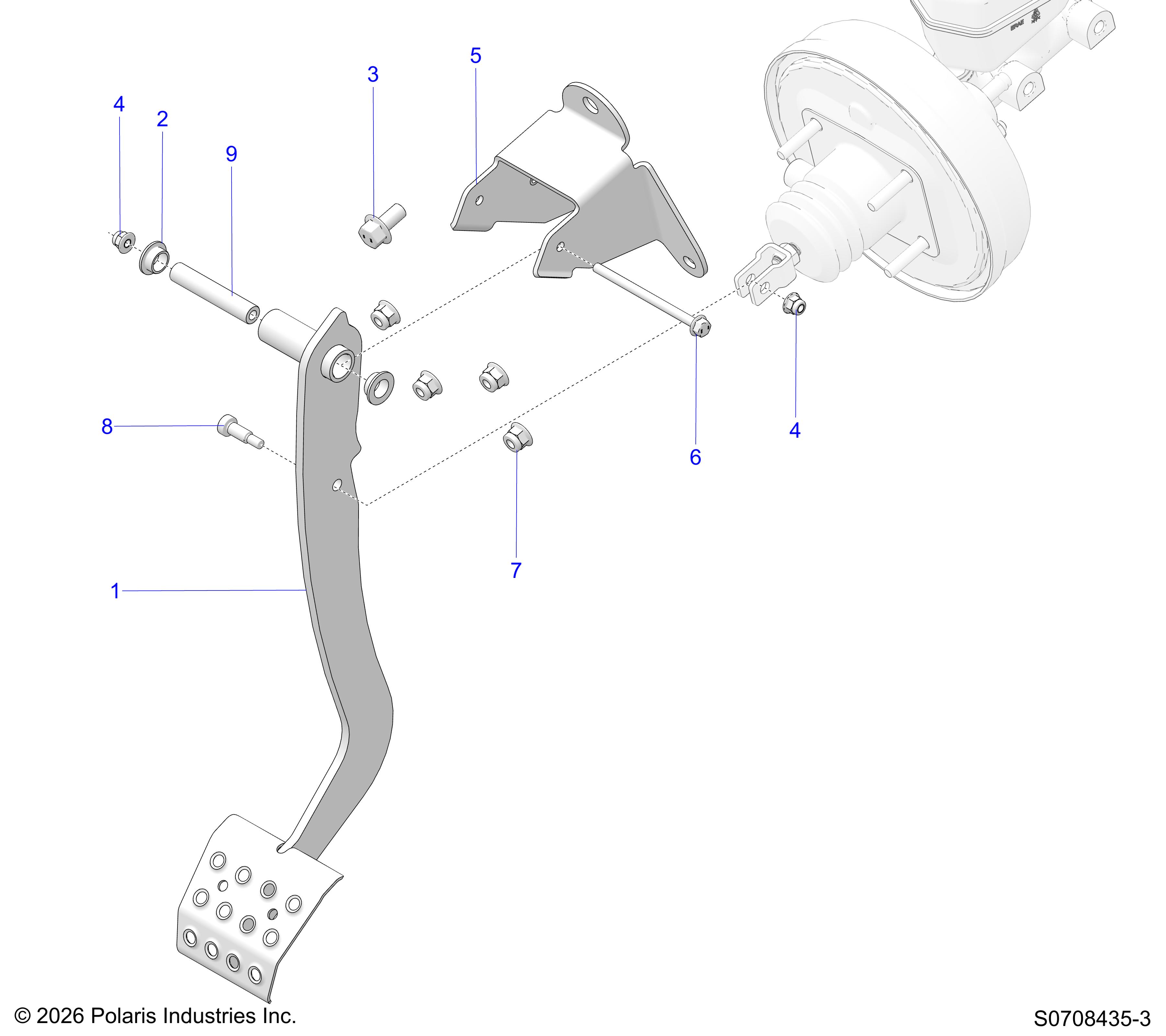 BRAKES, FOOT PEDAL
