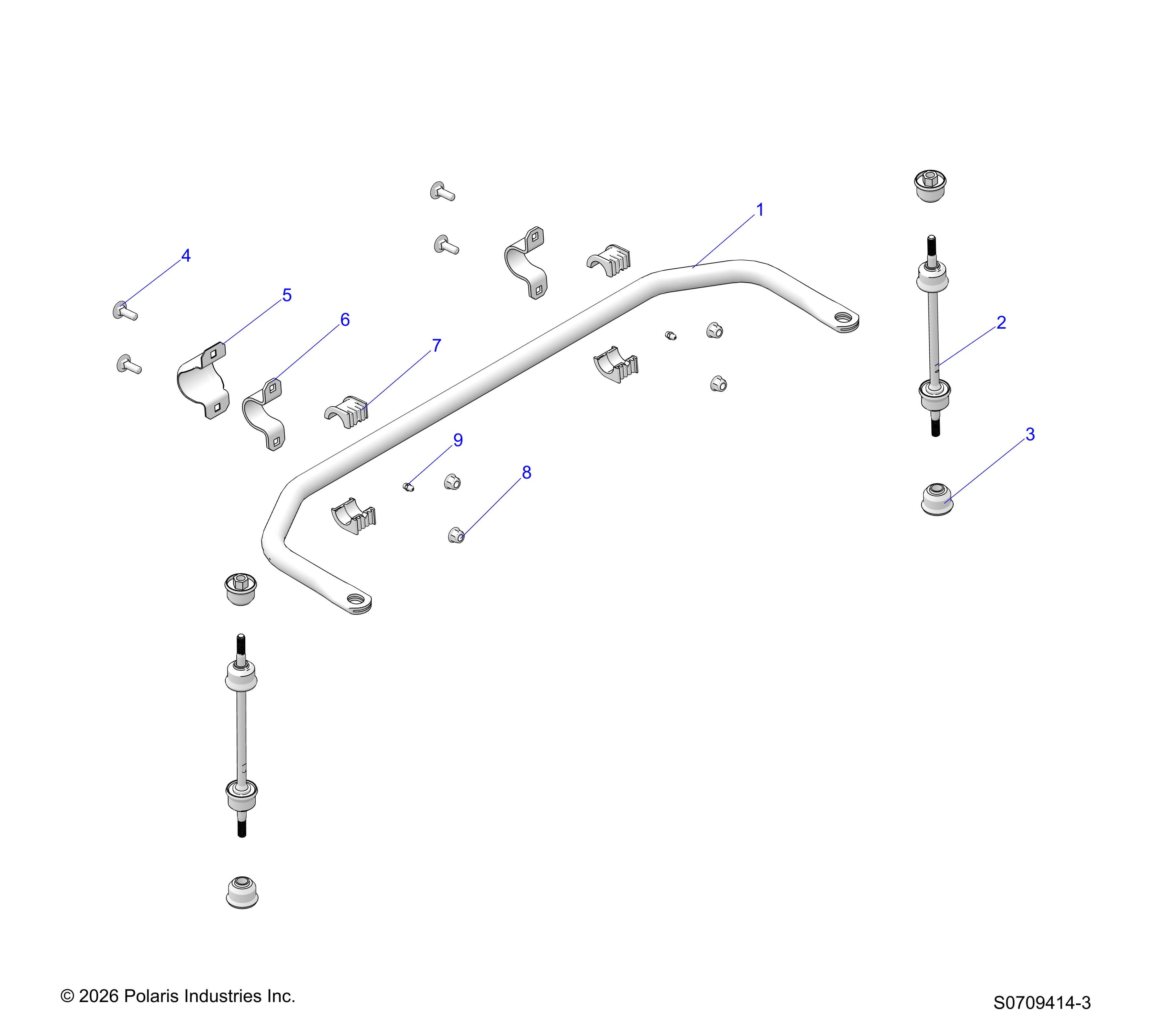 SUSPENSION, REAR STABILIZER BAR