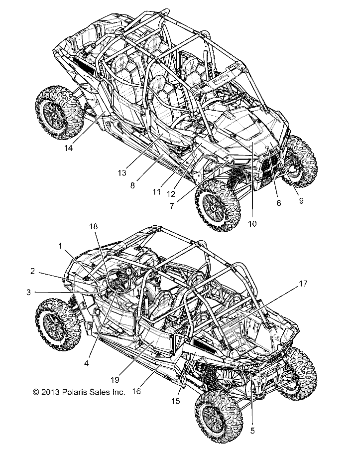 Polaris Rzr Vector Logo Sketch Coloring Page